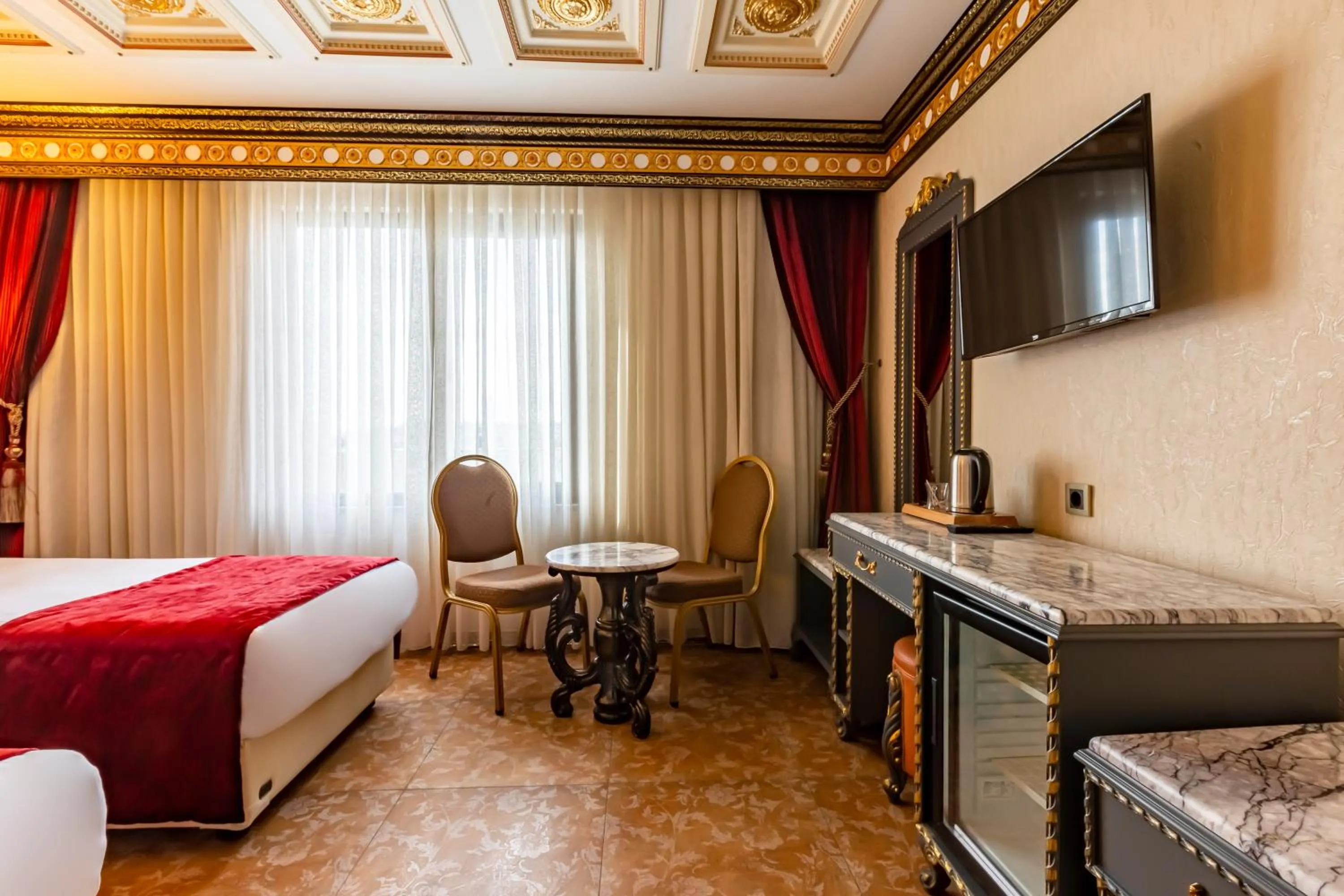 Bed in Laleli Blue Marmaray Hotel