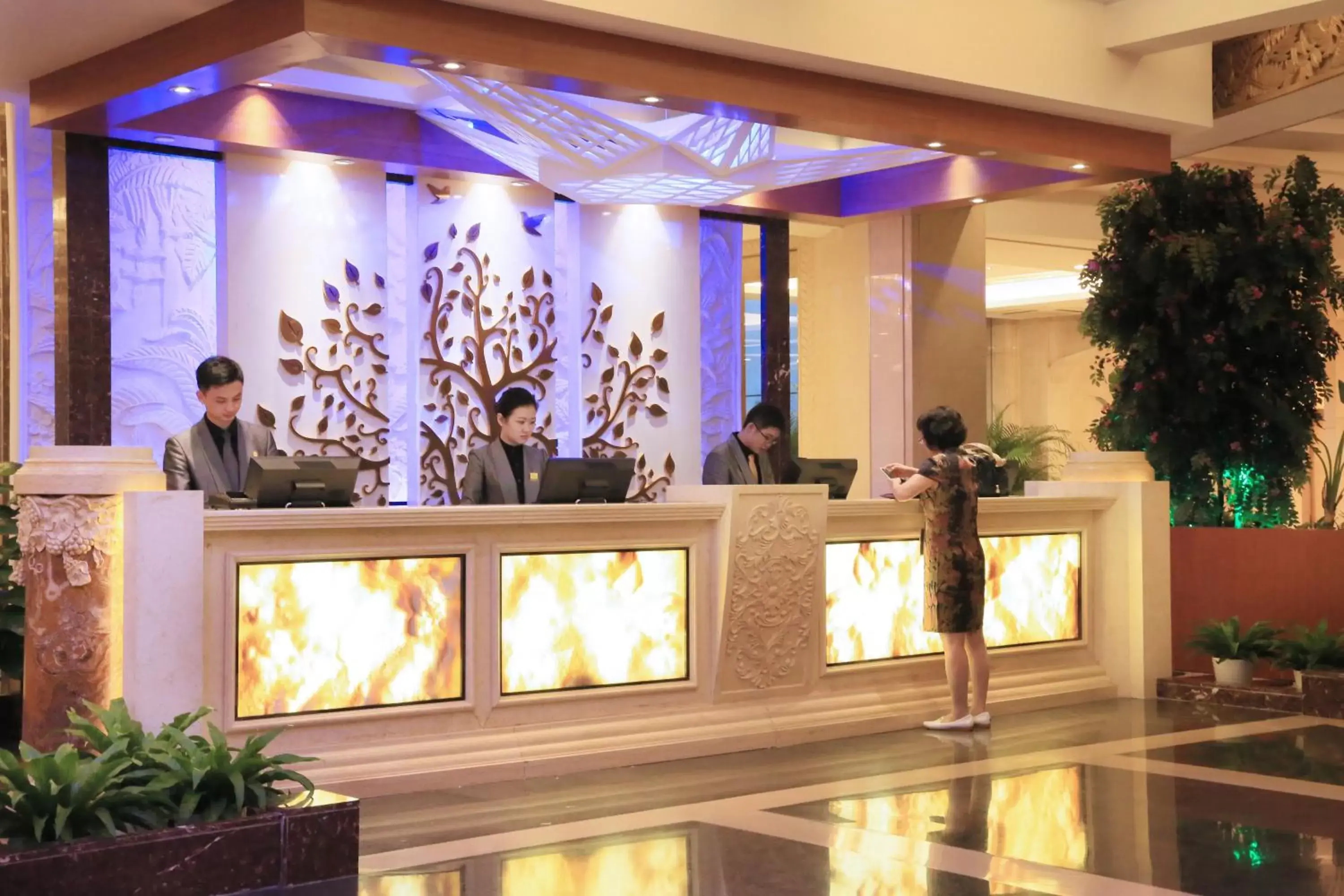 Lobby or reception in Nanjing Central Hotel