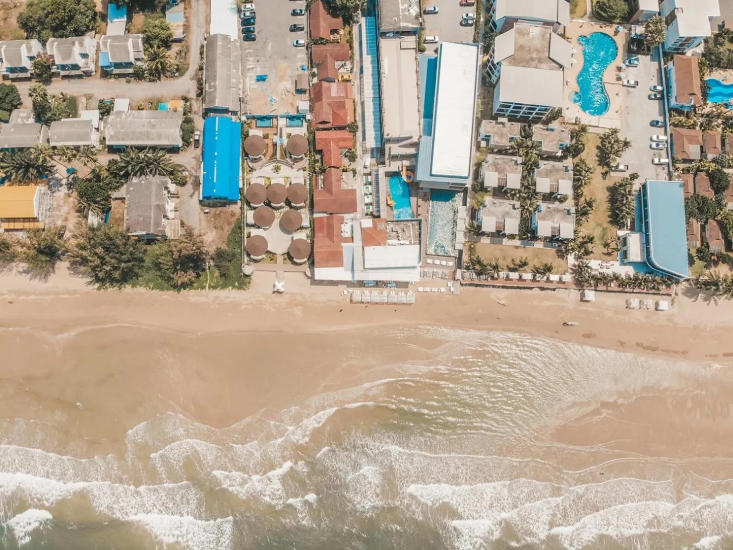 Bird's eye view in Maldives Beach Resort