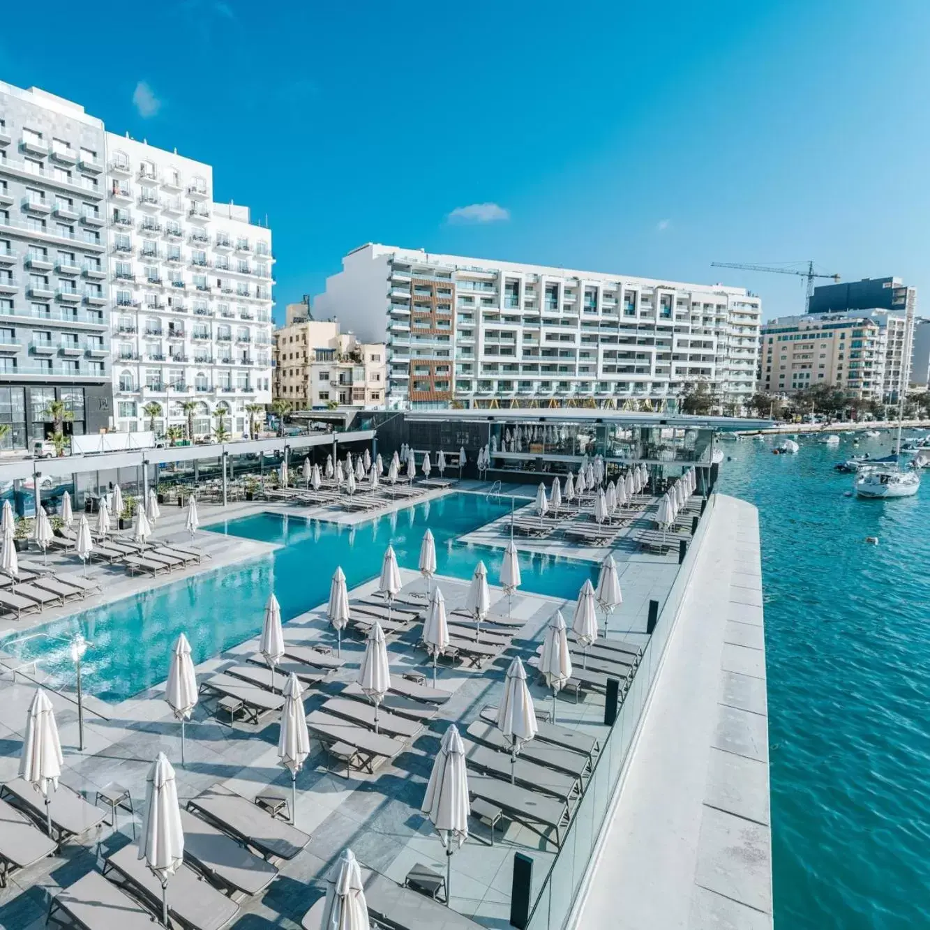 Swimming Pool in Blubay Apartments by ST Hotels