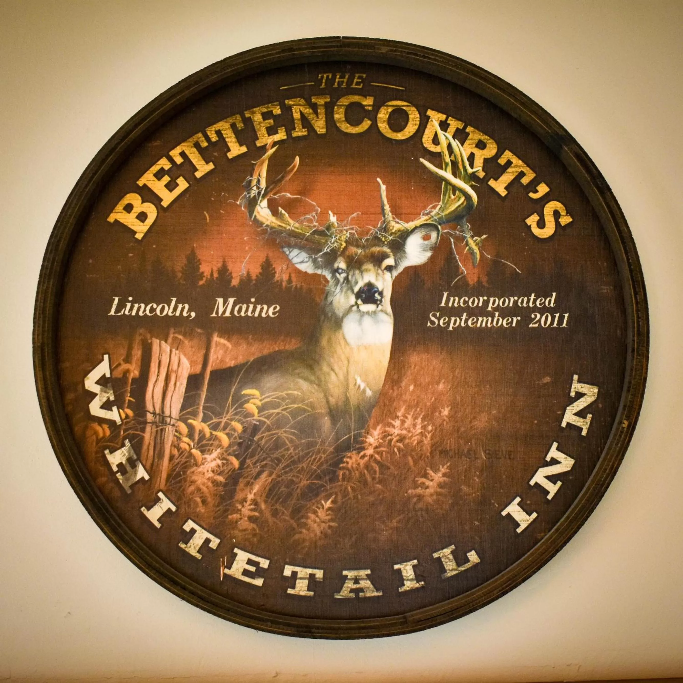 Decorative detail in The Whitetail Inn and Suites- Lincoln