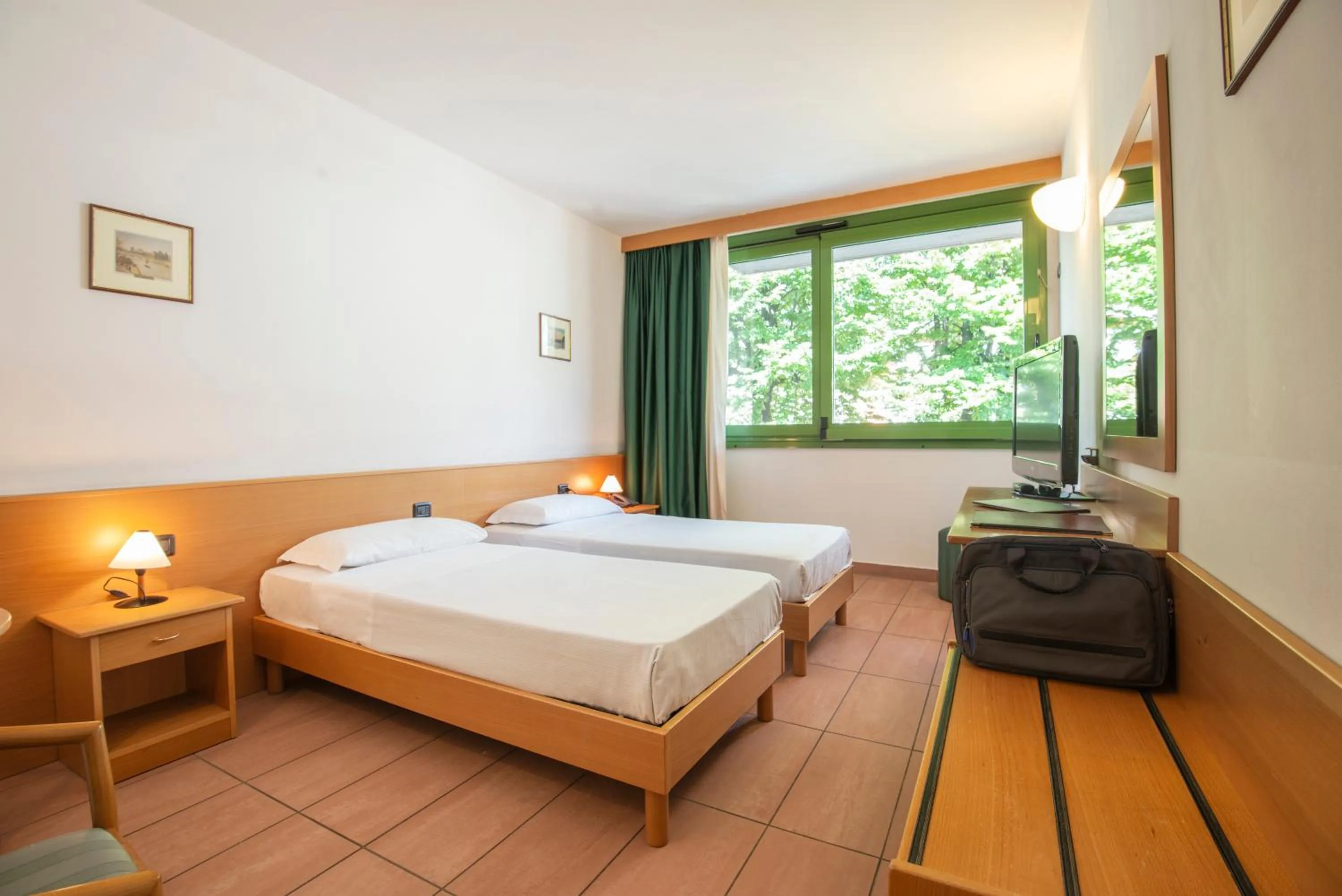 Bed in Park Hotel Abbadia