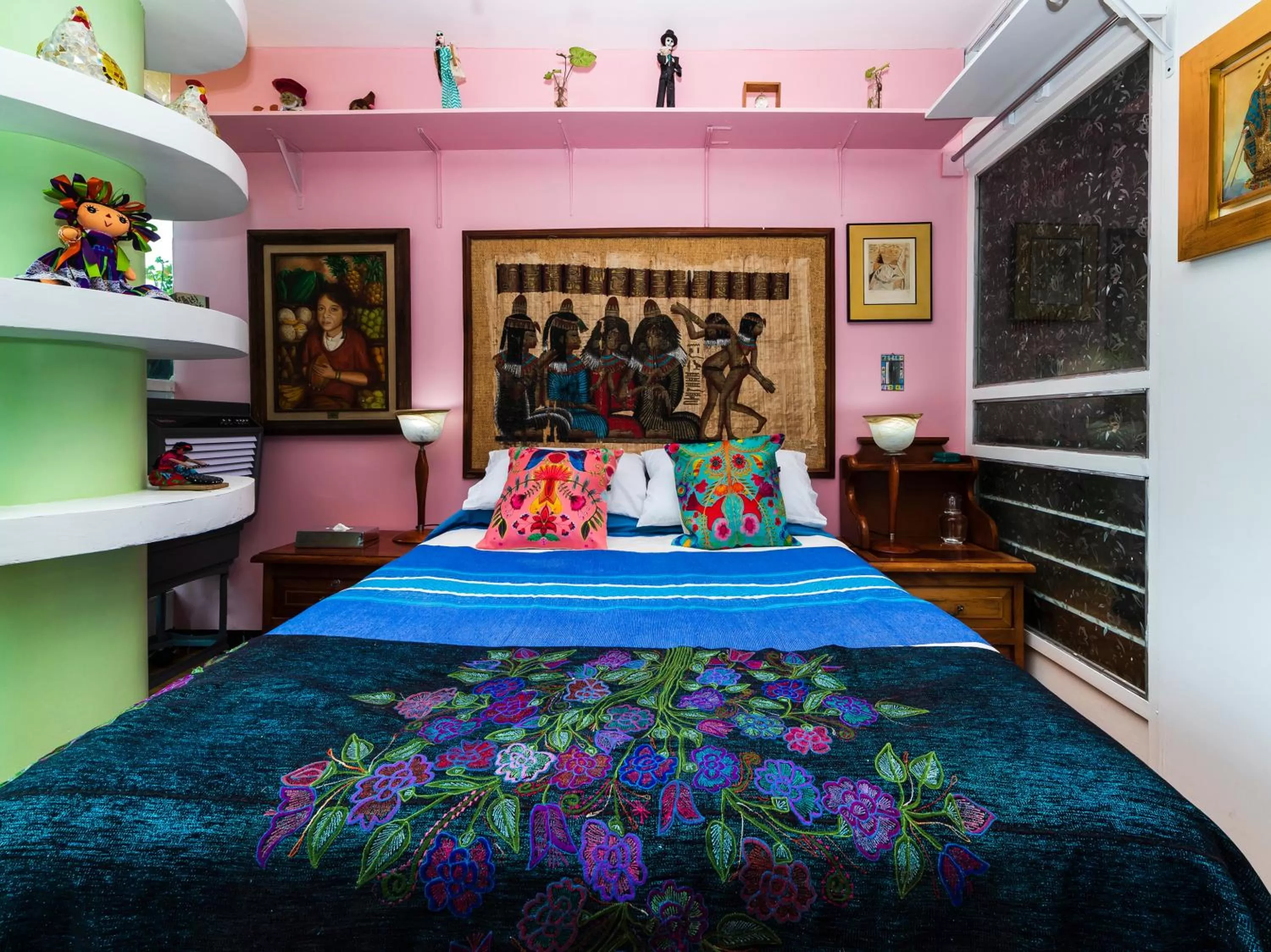Bed in Casa Itzae B&B Polanquito Dog Friendly