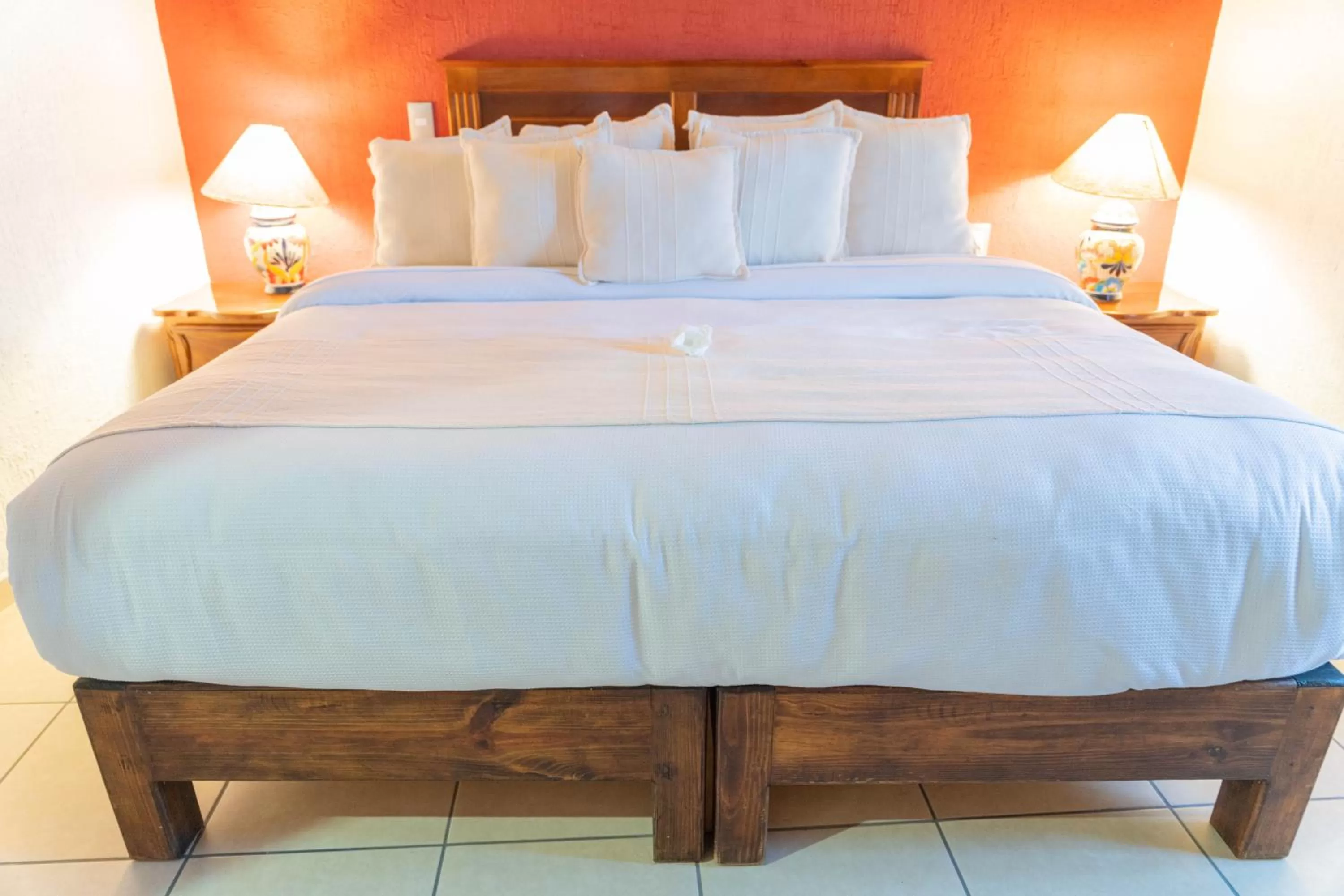 Bed in Casa Graciela Hotel Pátzcuaro