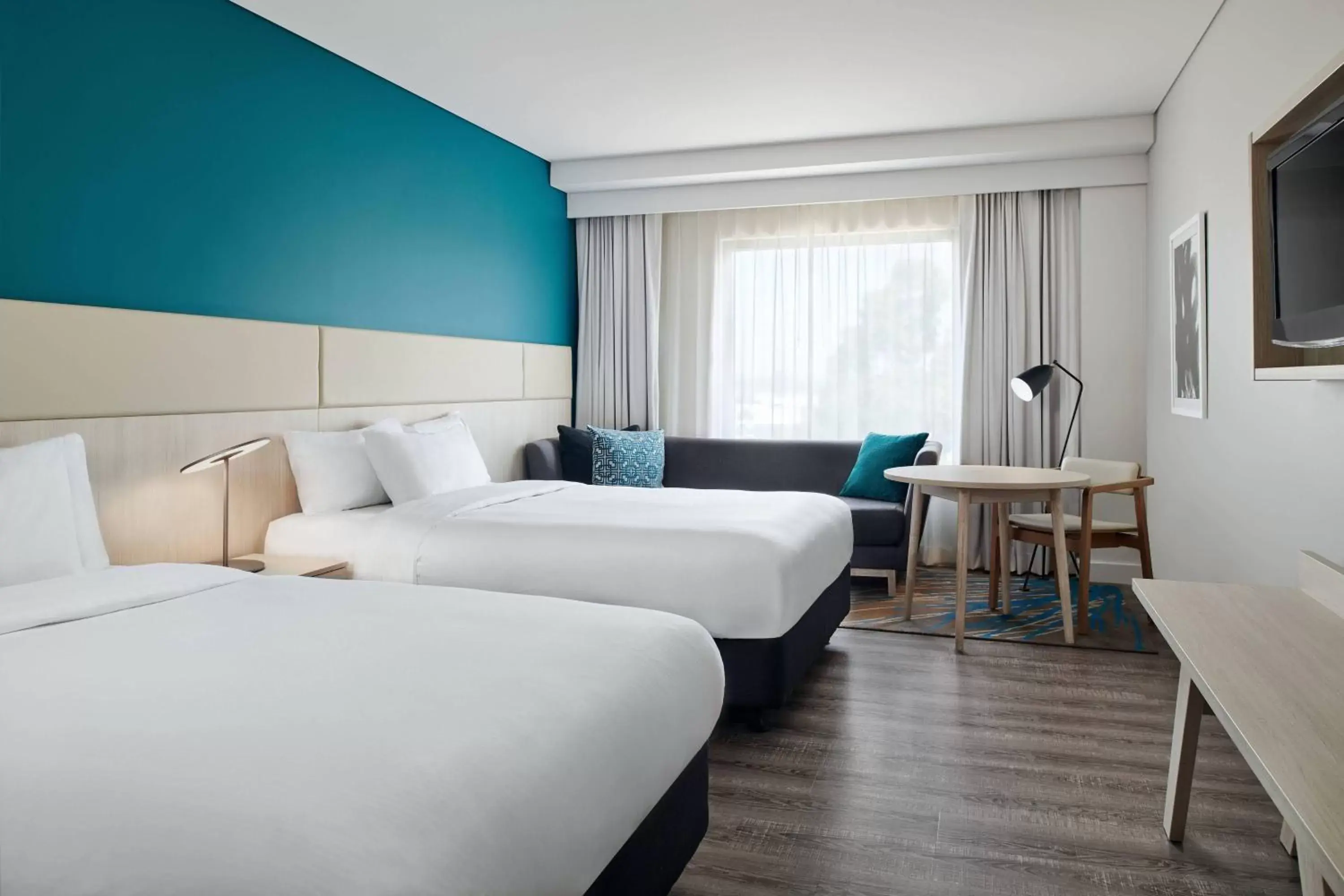 Photo of the whole room, Bed in Courtyard by Marriott Sydney-North Ryde