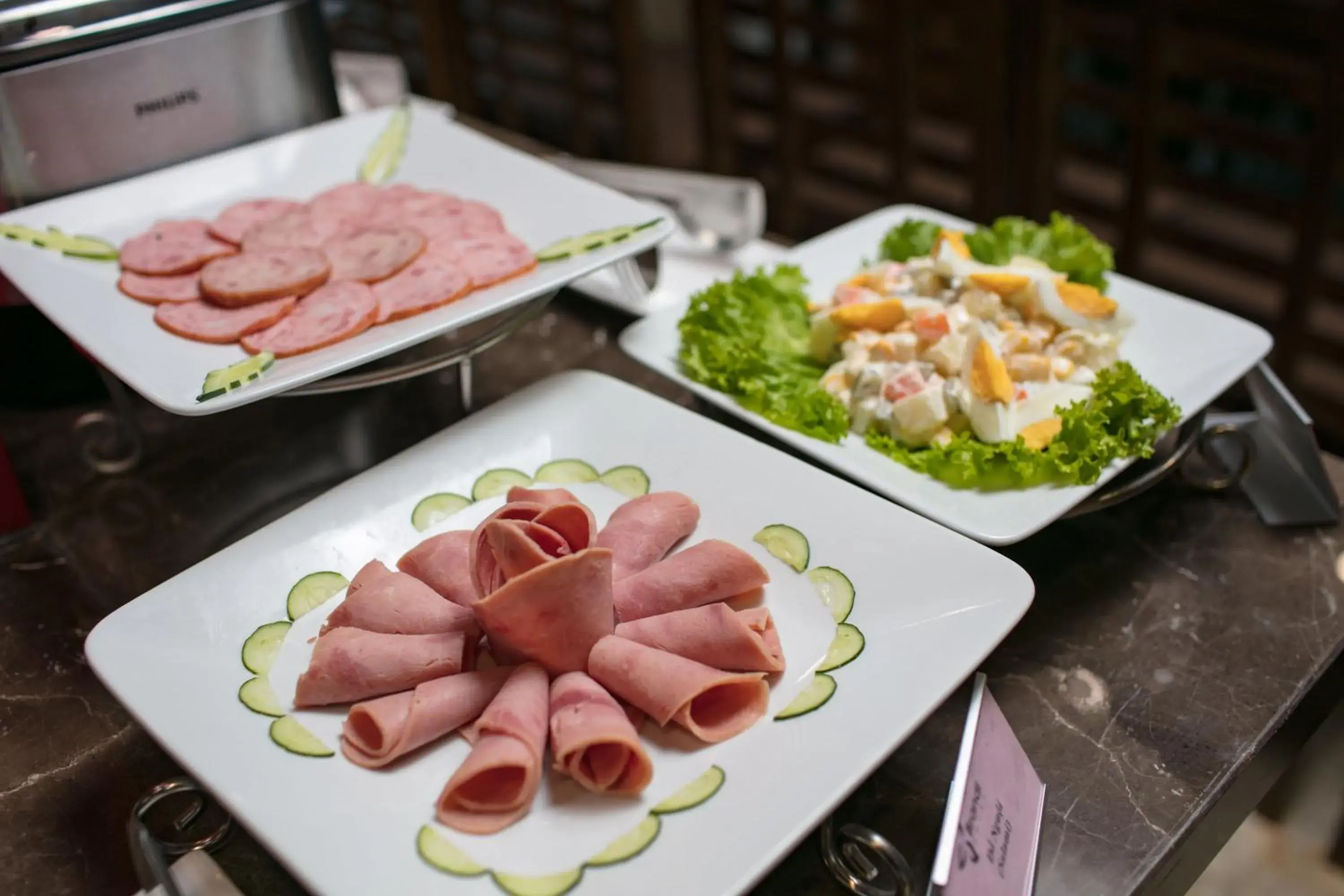 Buffet breakfast in Brandi Fuji Hotel