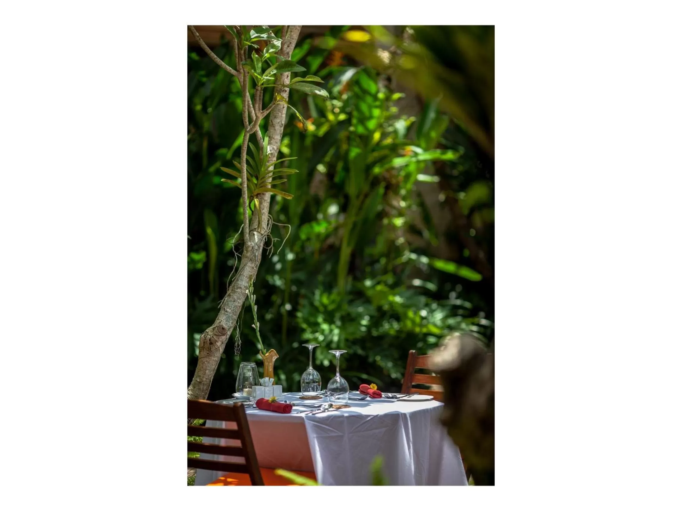 Decorative detail in Lumbung Sari Ubud Hotel - CHSE Certified