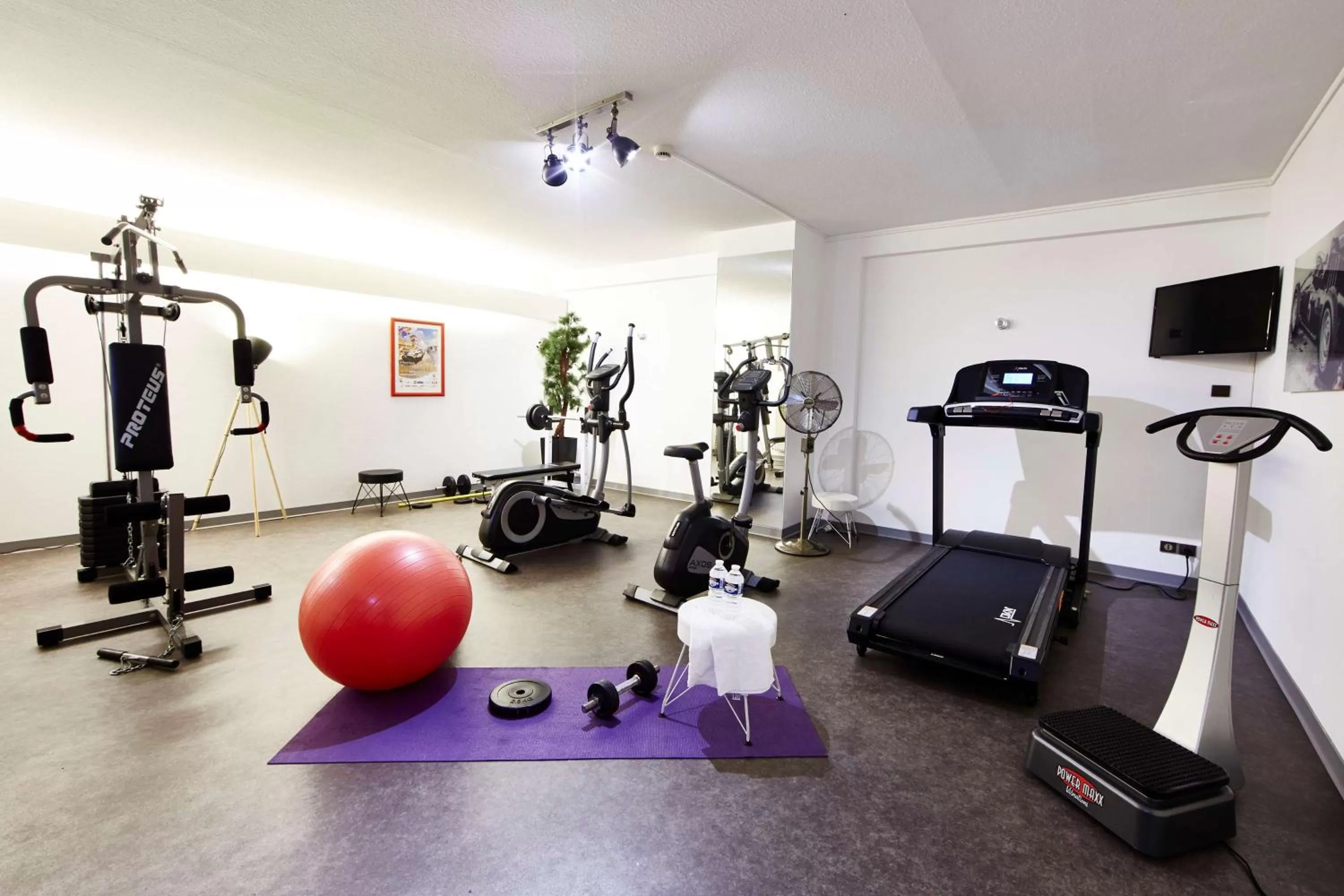 Fitness centre/facilities in Best Western Plus Au cheval Blanc à Mulhouse