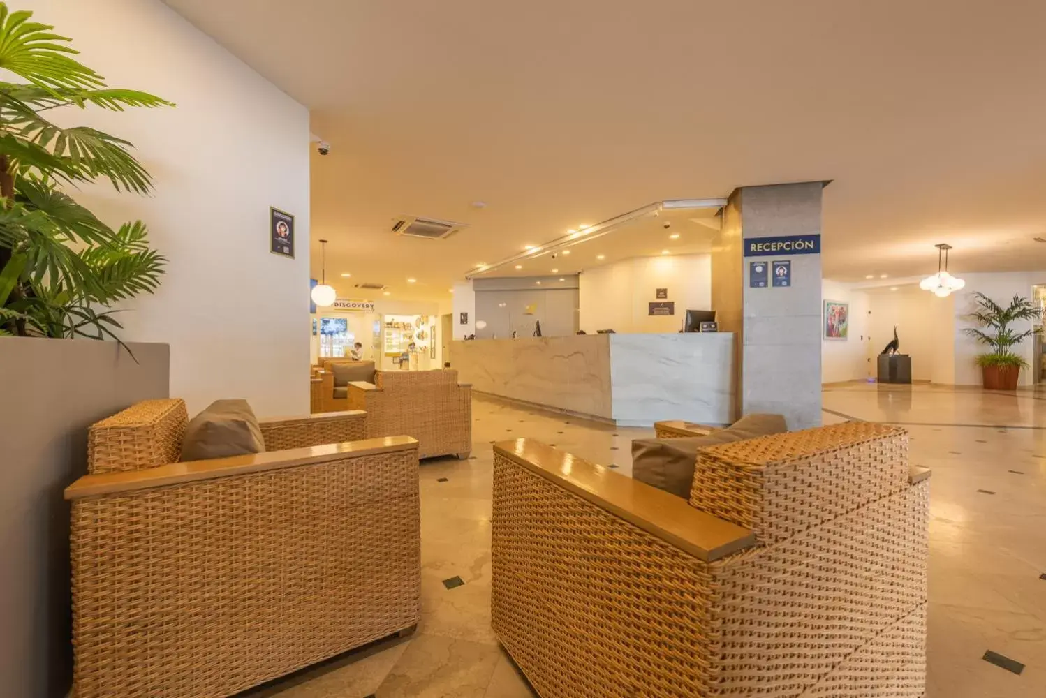 Lobby or reception in Hotel Regatta Cartagena