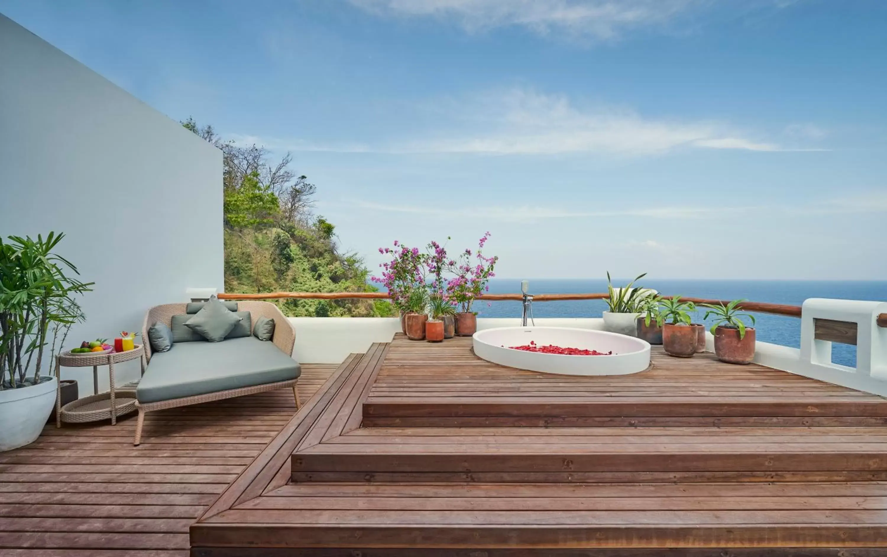 Open Air Bath in Royal Avila Boutique Resort