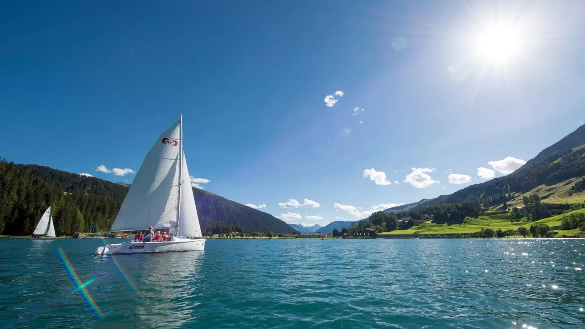 Natural landscape, Windsurfing in Hotel Edelweiss