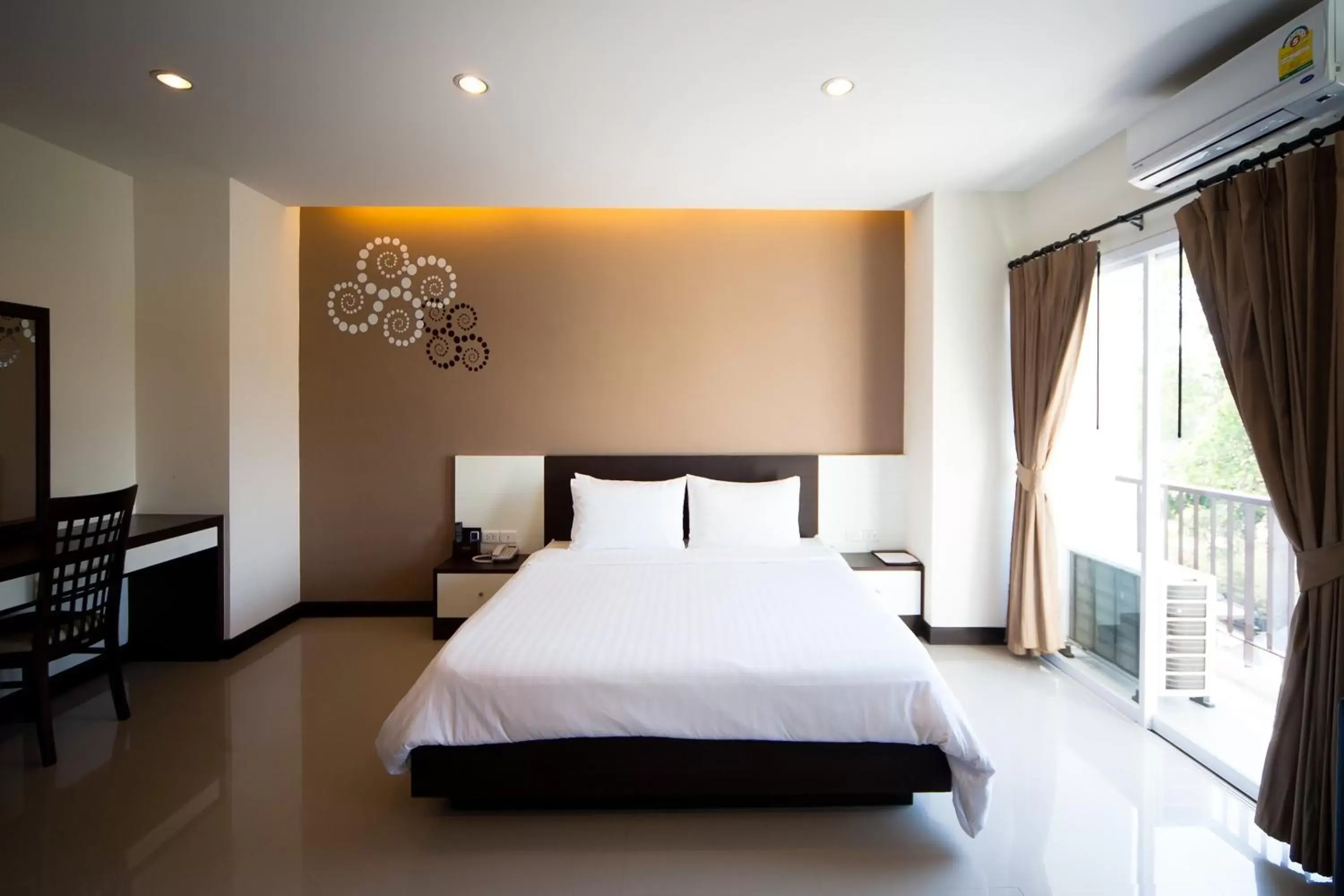 Bed in Phavina Hotel Rayong SHA Extra Plus Bed in Phavina Hotel Rayong SHA Extra Plus
