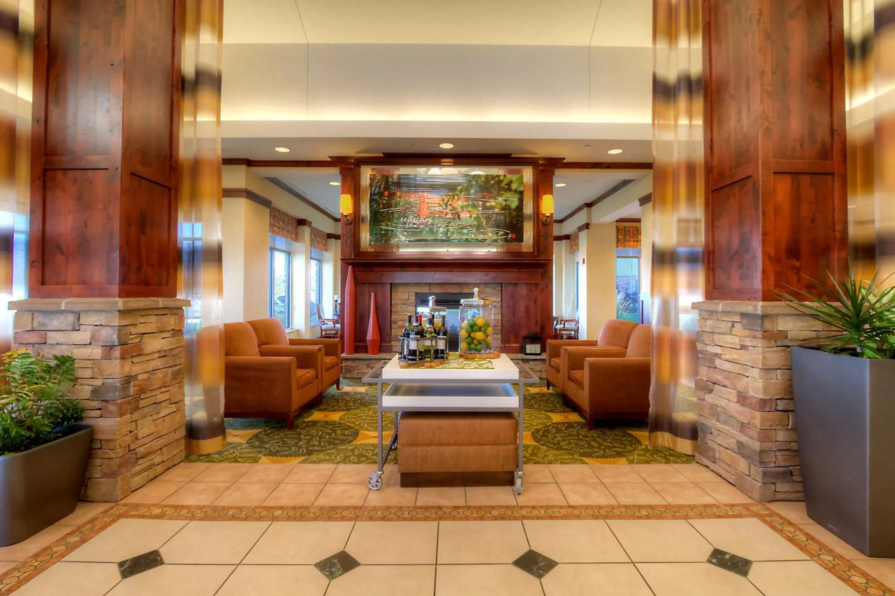 Lobby or reception in Hilton Garden Inn Great Falls