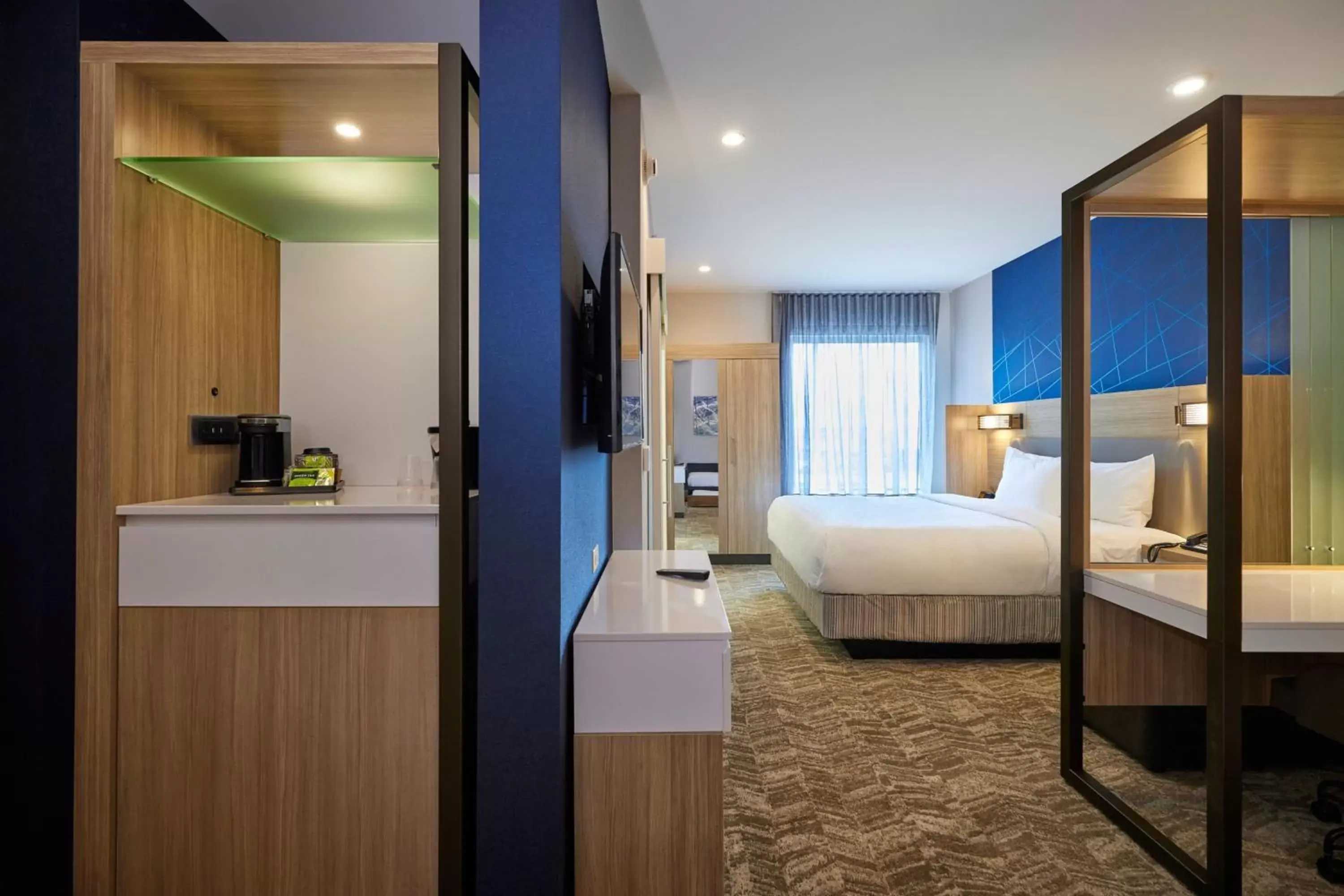 Bedroom, Bed in SpringHill Suites by Marriott Medford Airport