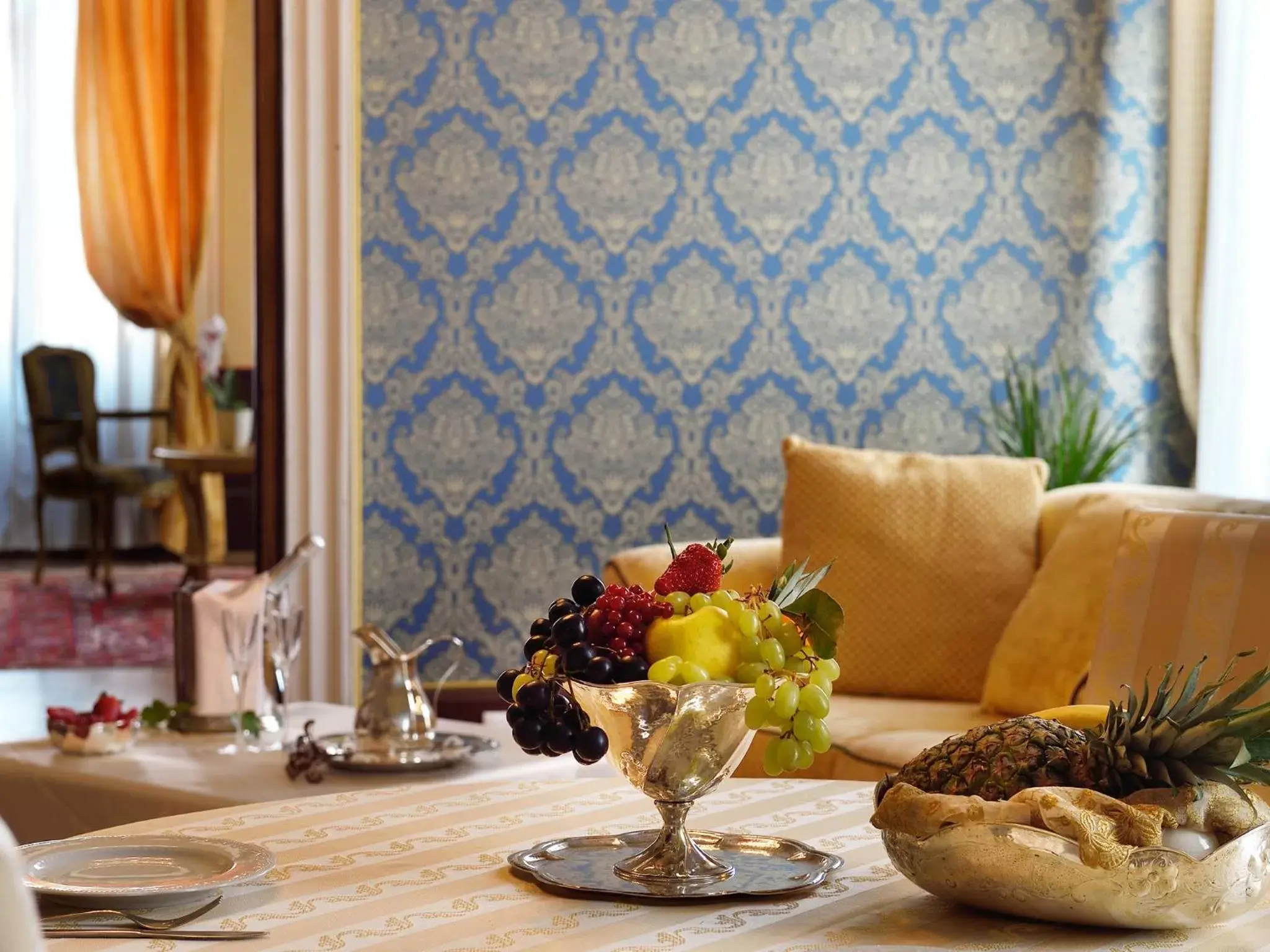 Decorative detail, Seating Area in Hotel Corte dei Greci