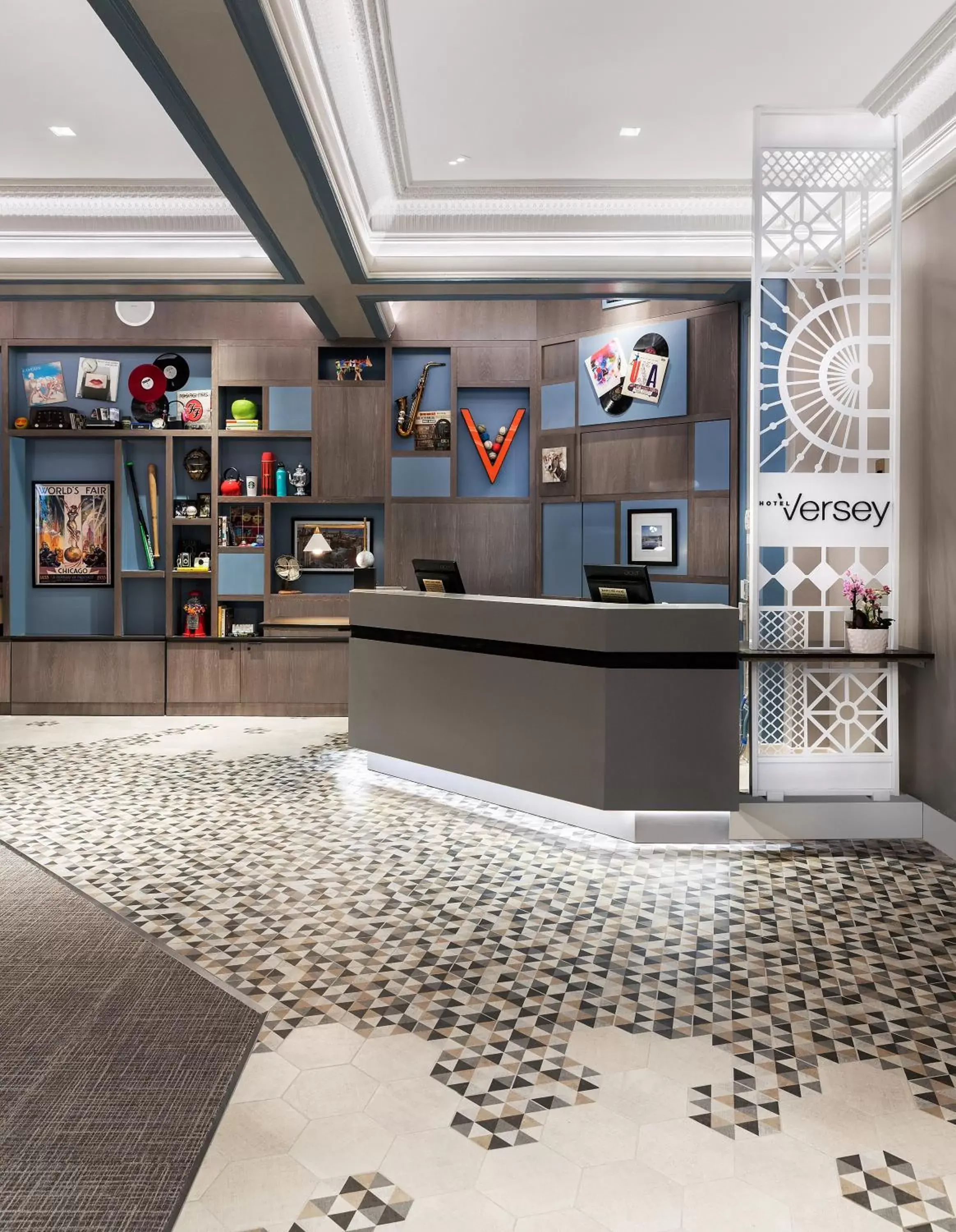 Lobby or reception, Lobby/Reception in Hotel Versey Days Inn by Wyndham Chicago