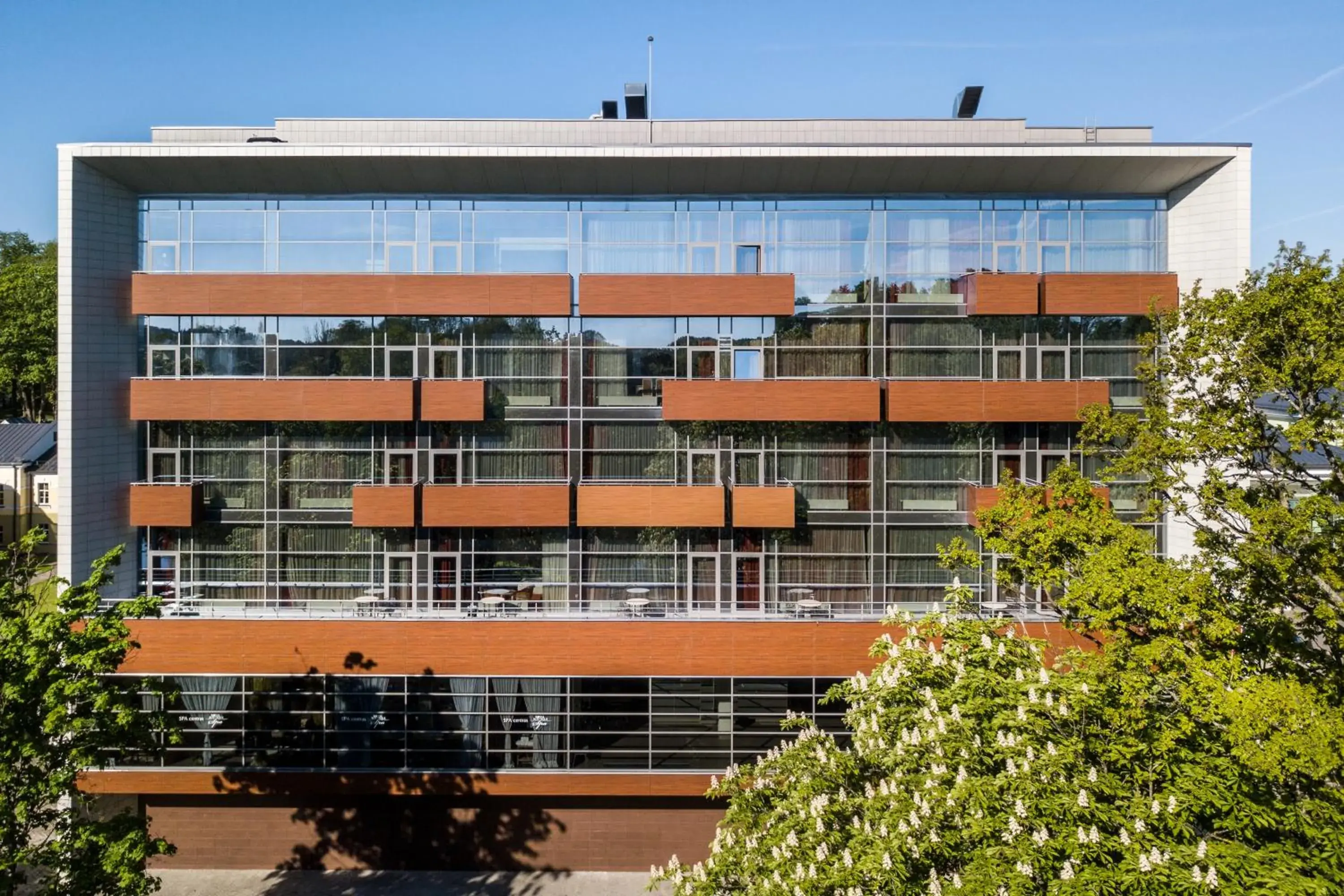 Garden view in Europa Royale Druskininkai Garden view in Europa Royale Druskininkai