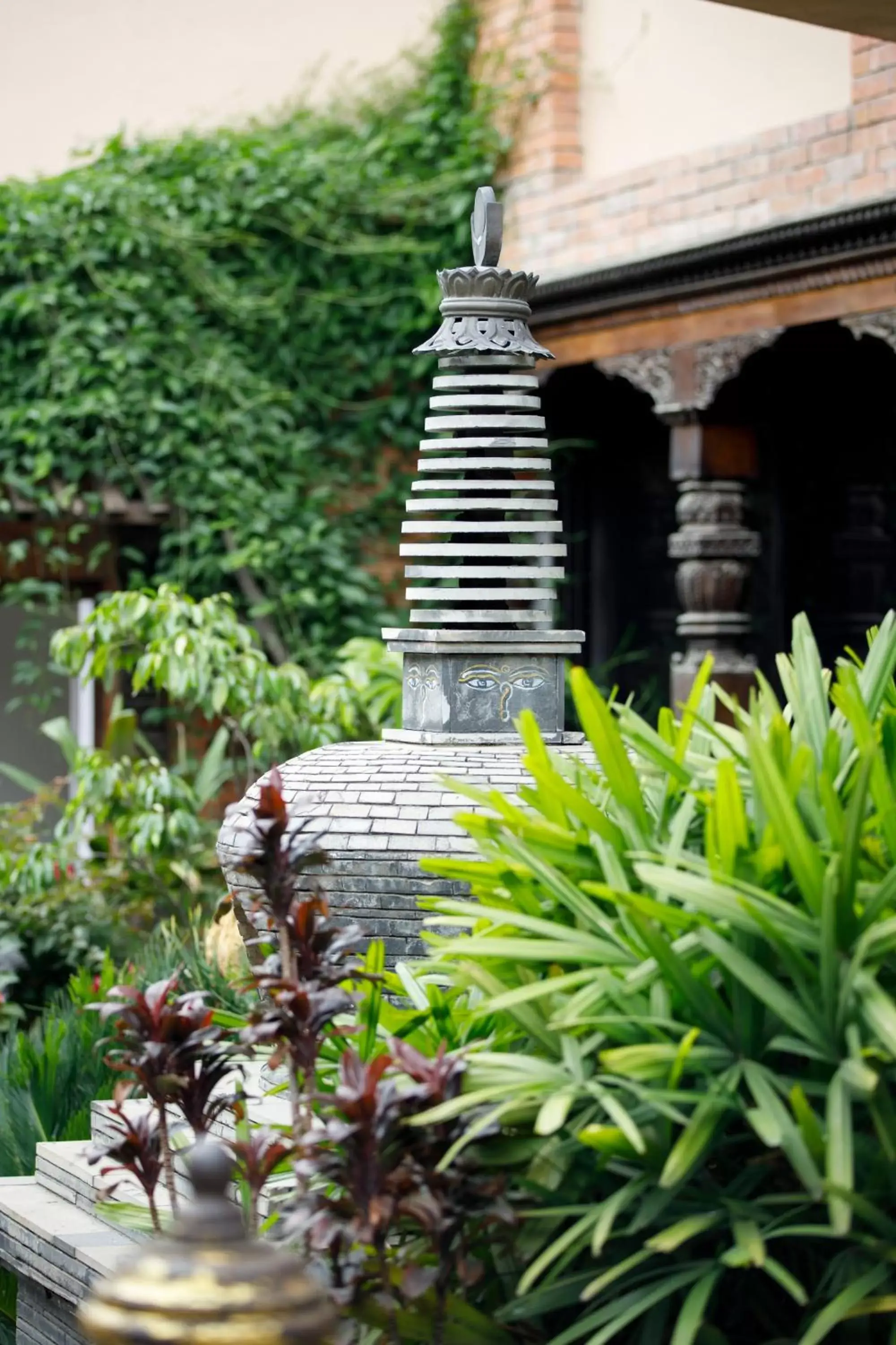 Garden in Hotel Manaslu