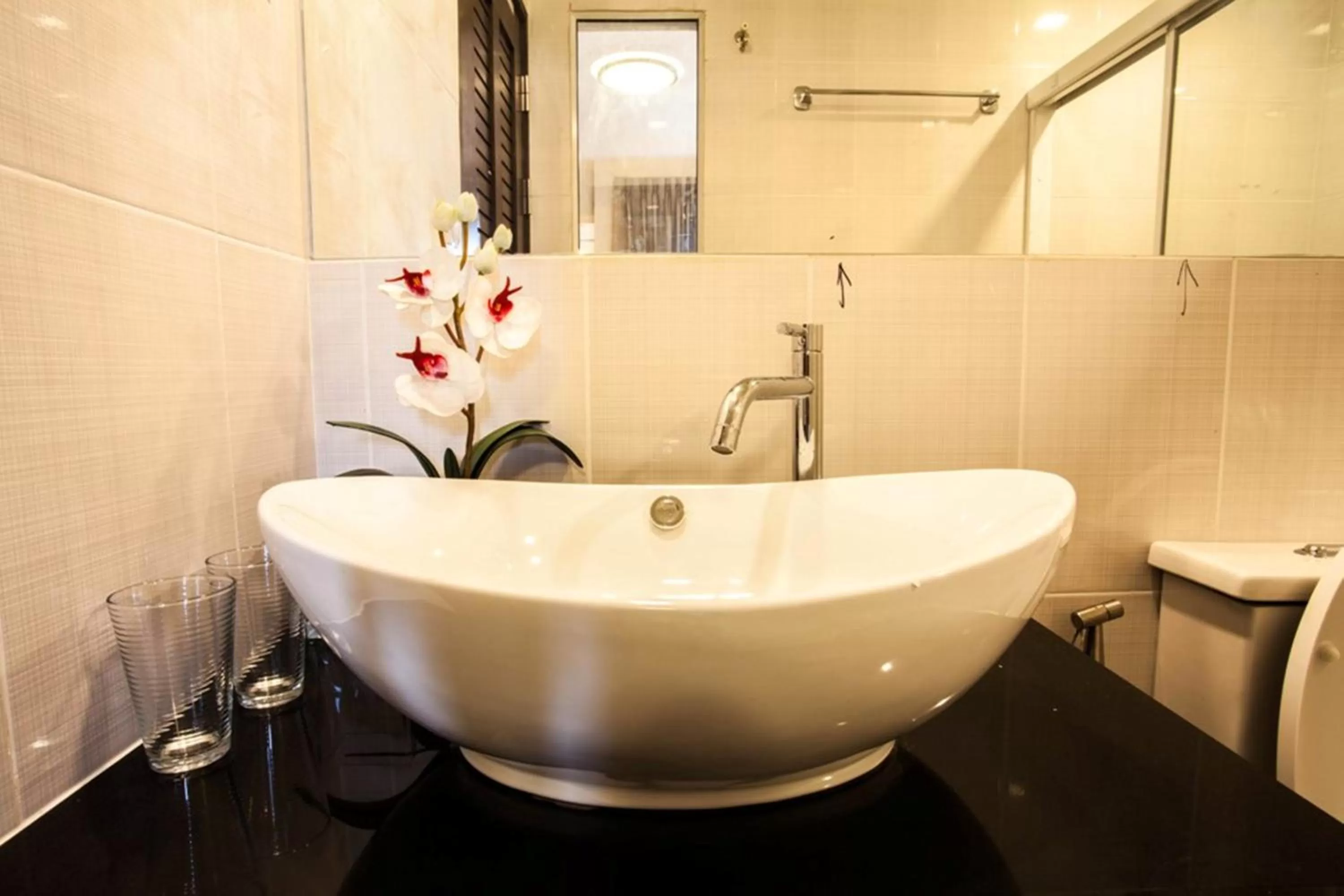 Toilet in The Aim Sathorn Hotel