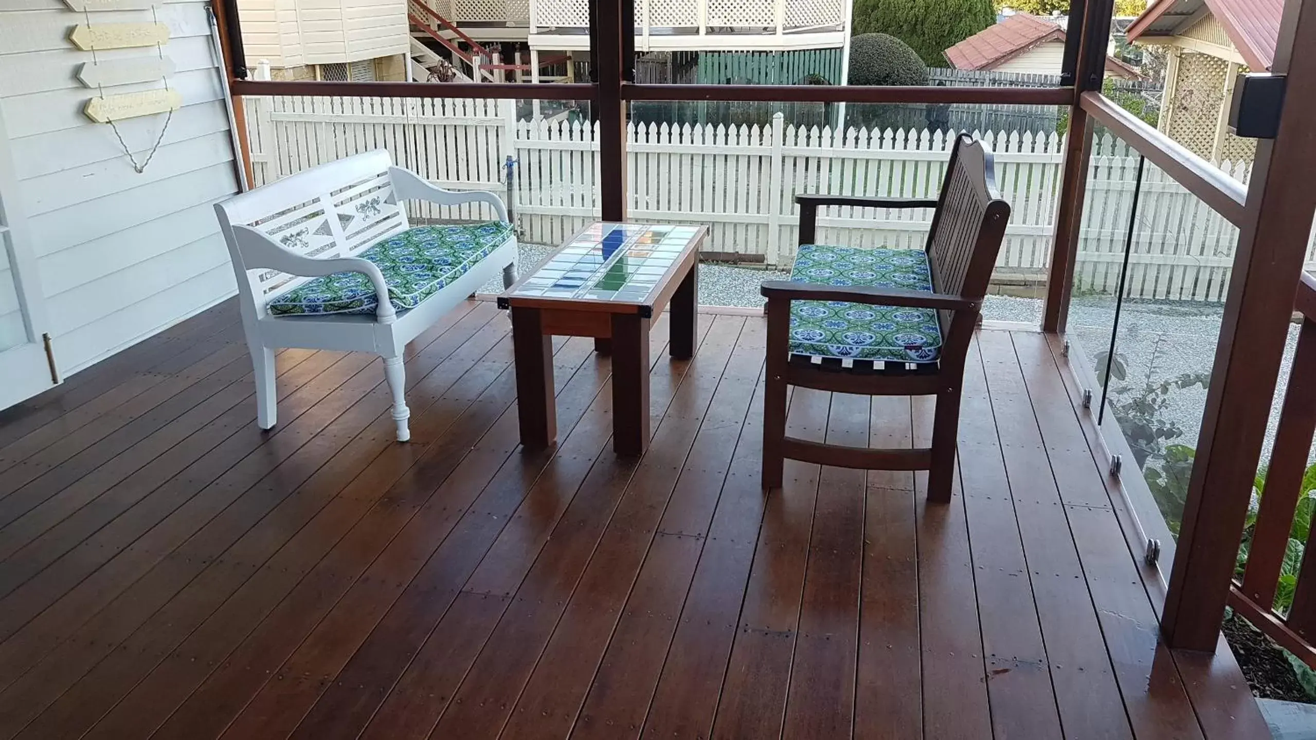 Balcony/Terrace in Sustainable B&B by the Bay