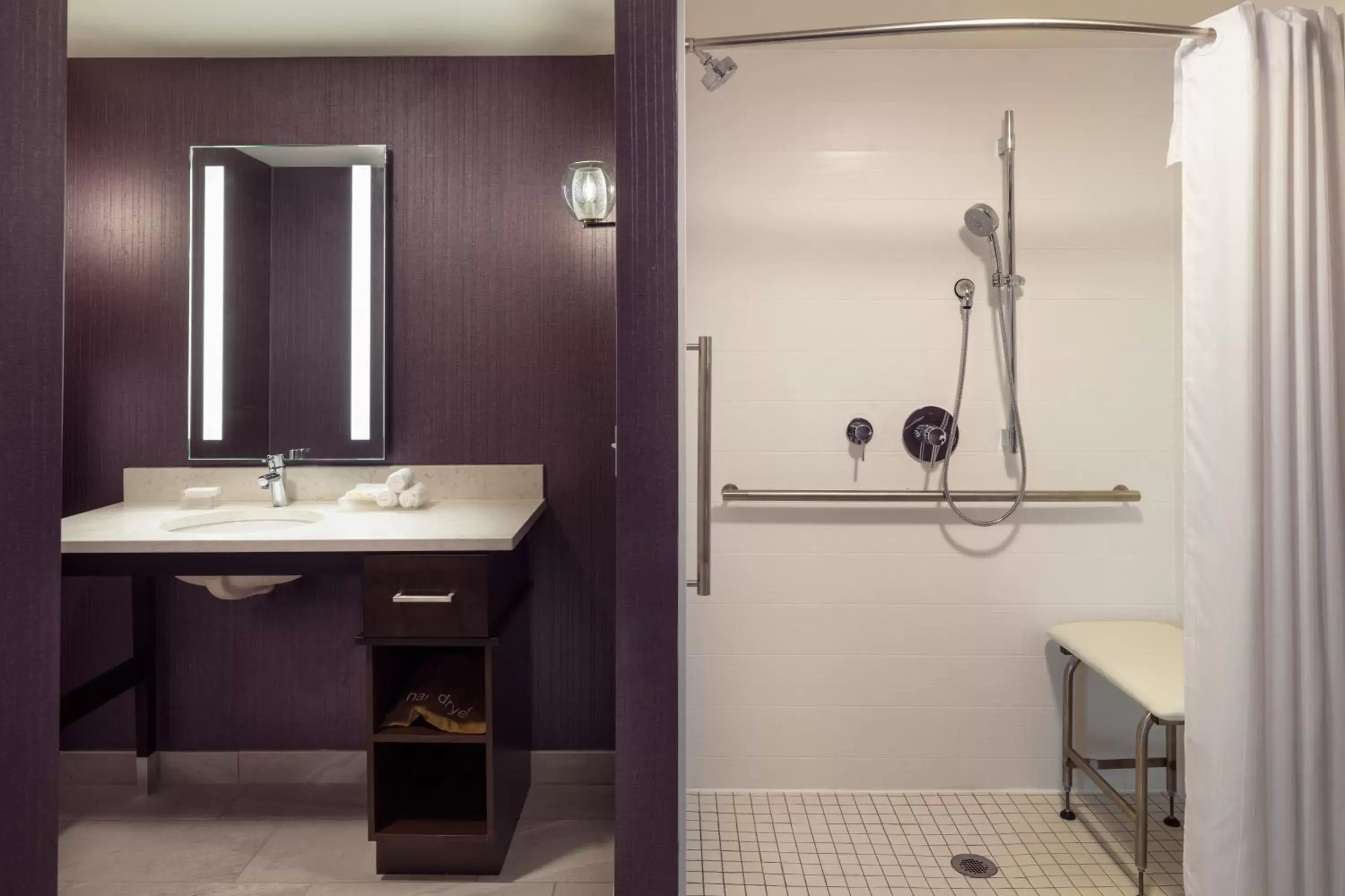 Bathroom in Homewood Suites by Hilton Needham Boston