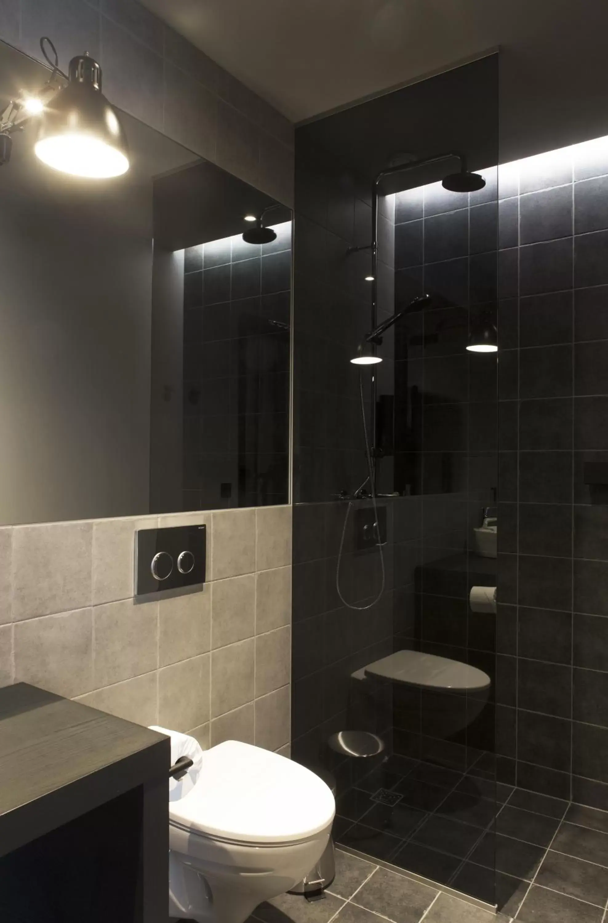 Shower, Bathroom in Skuggi Hotel by Keahotels