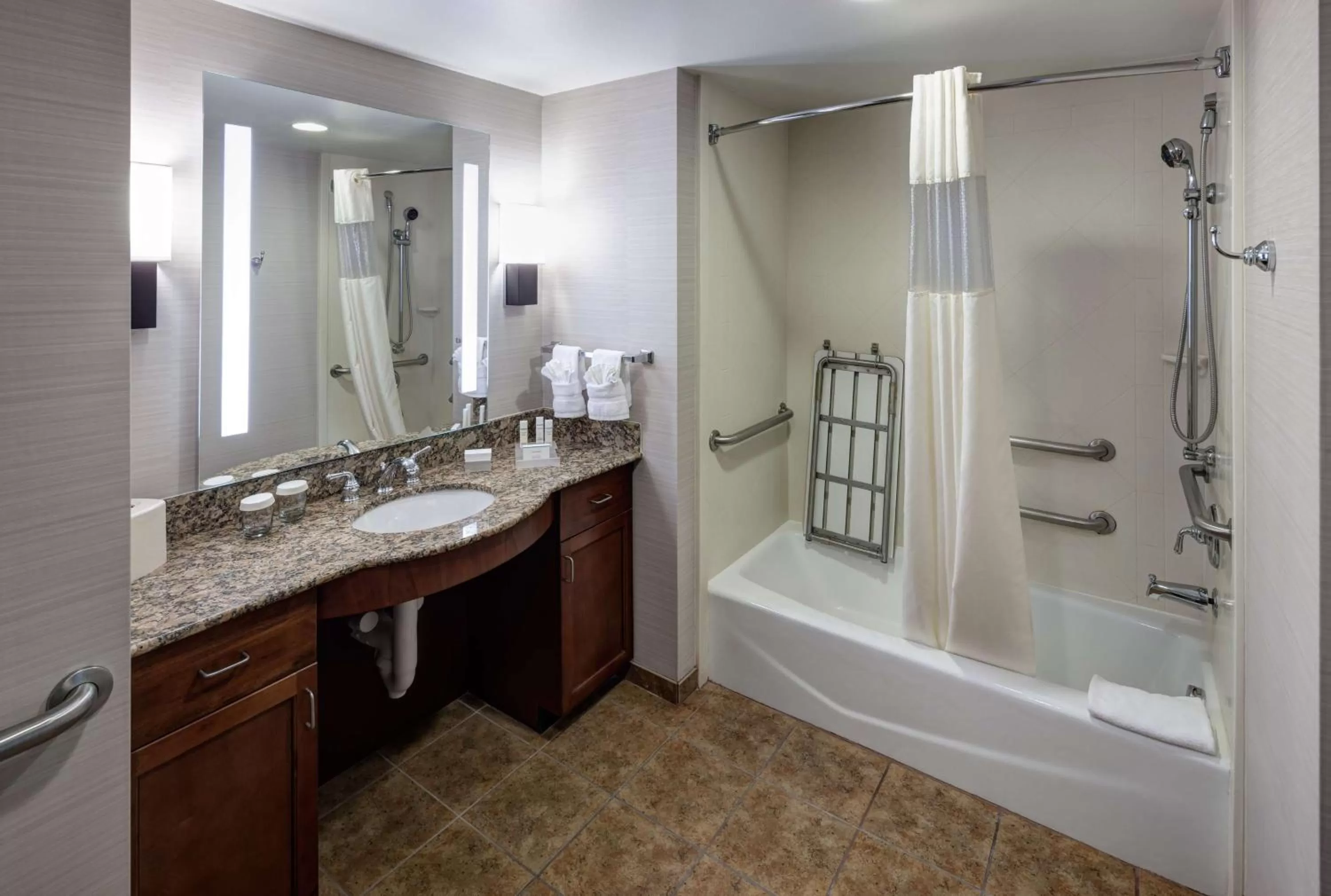 Bathroom in Homewood Suites by Hilton Denton