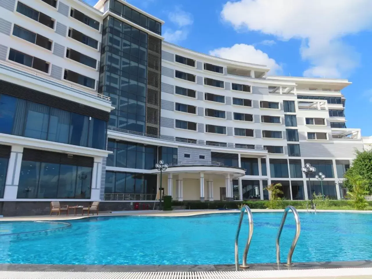 Property building, Swimming Pool in Navy Hotel Cam Ranh