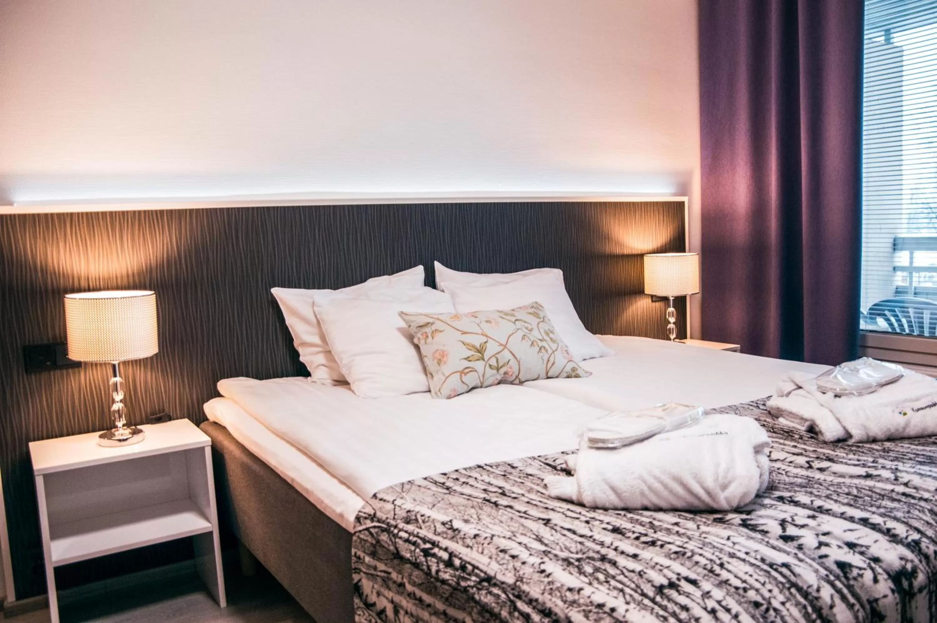 Bed in Spa Hotel Kunnonpaikka