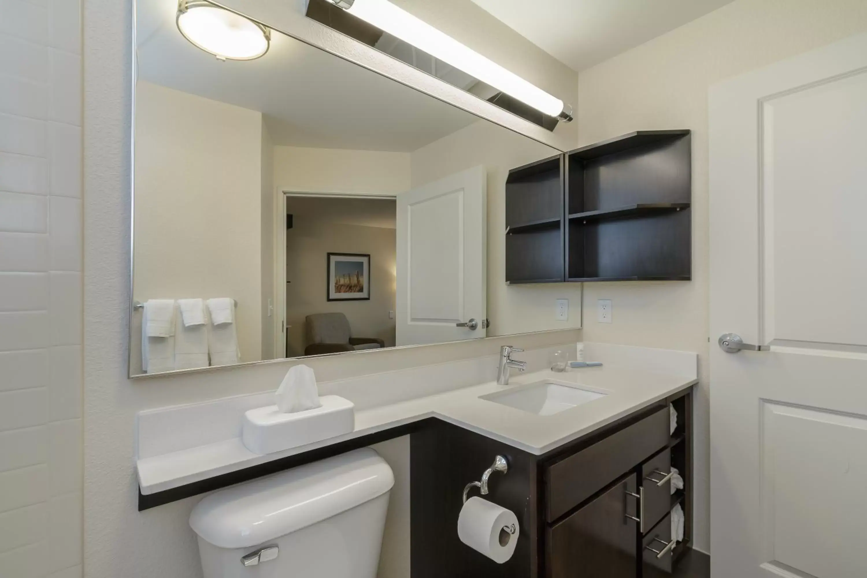 Photo of the whole room, Bathroom in Candlewood Suites Mishawaka, an IHG Hotel