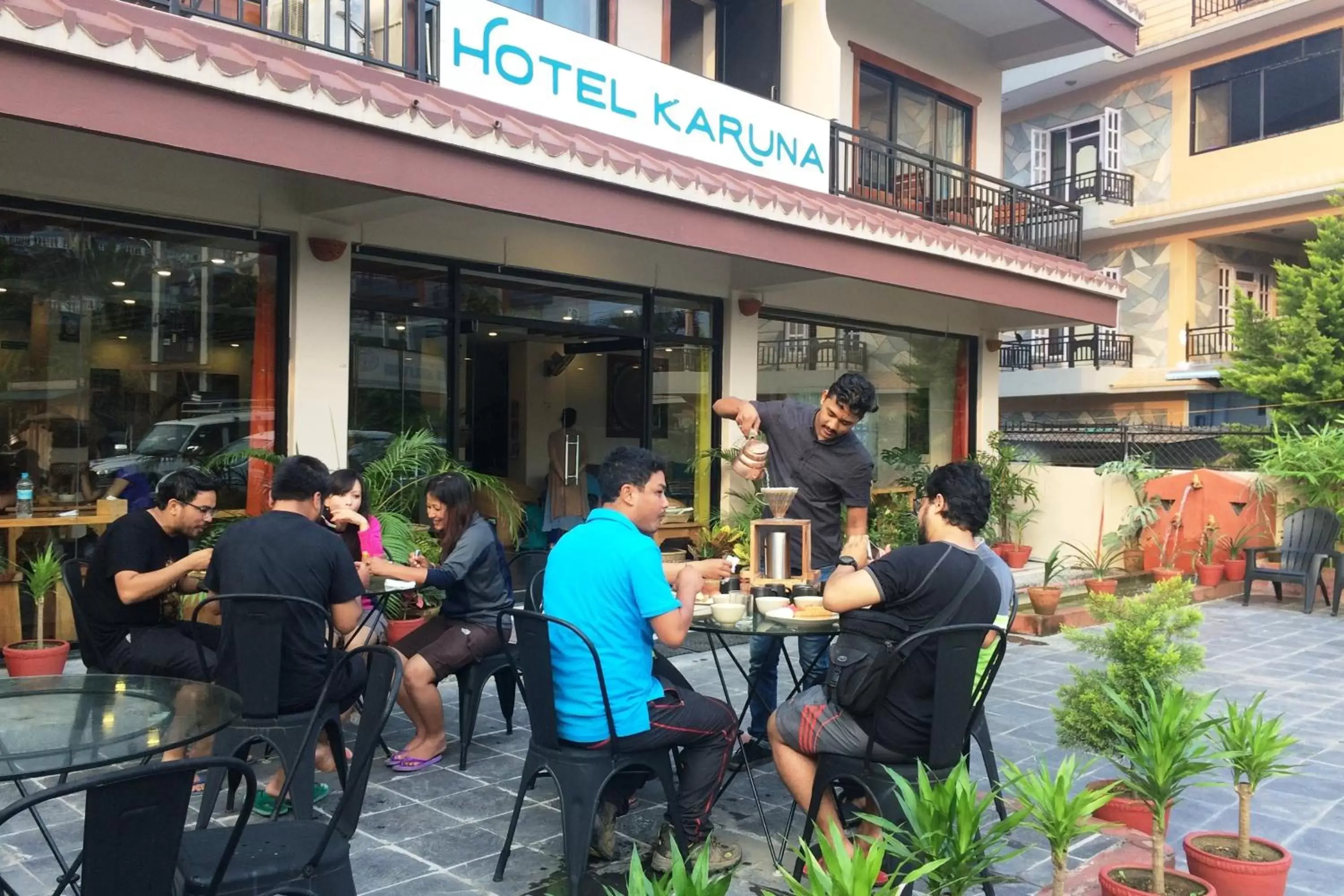 Facade/entrance in Hotel Karuna