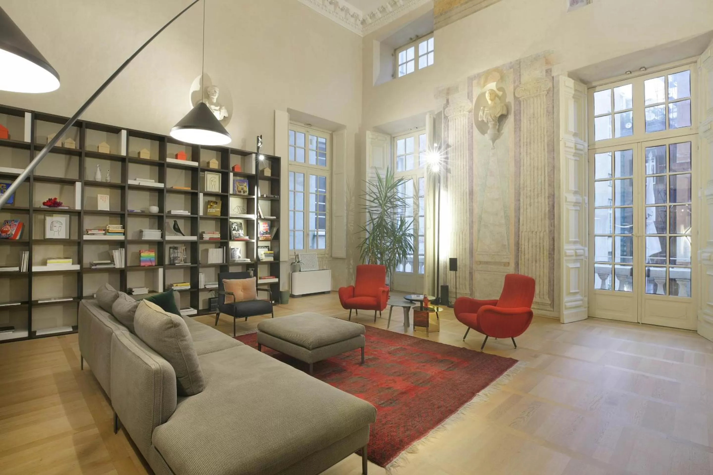 Library in Hotel Palazzo Grillo