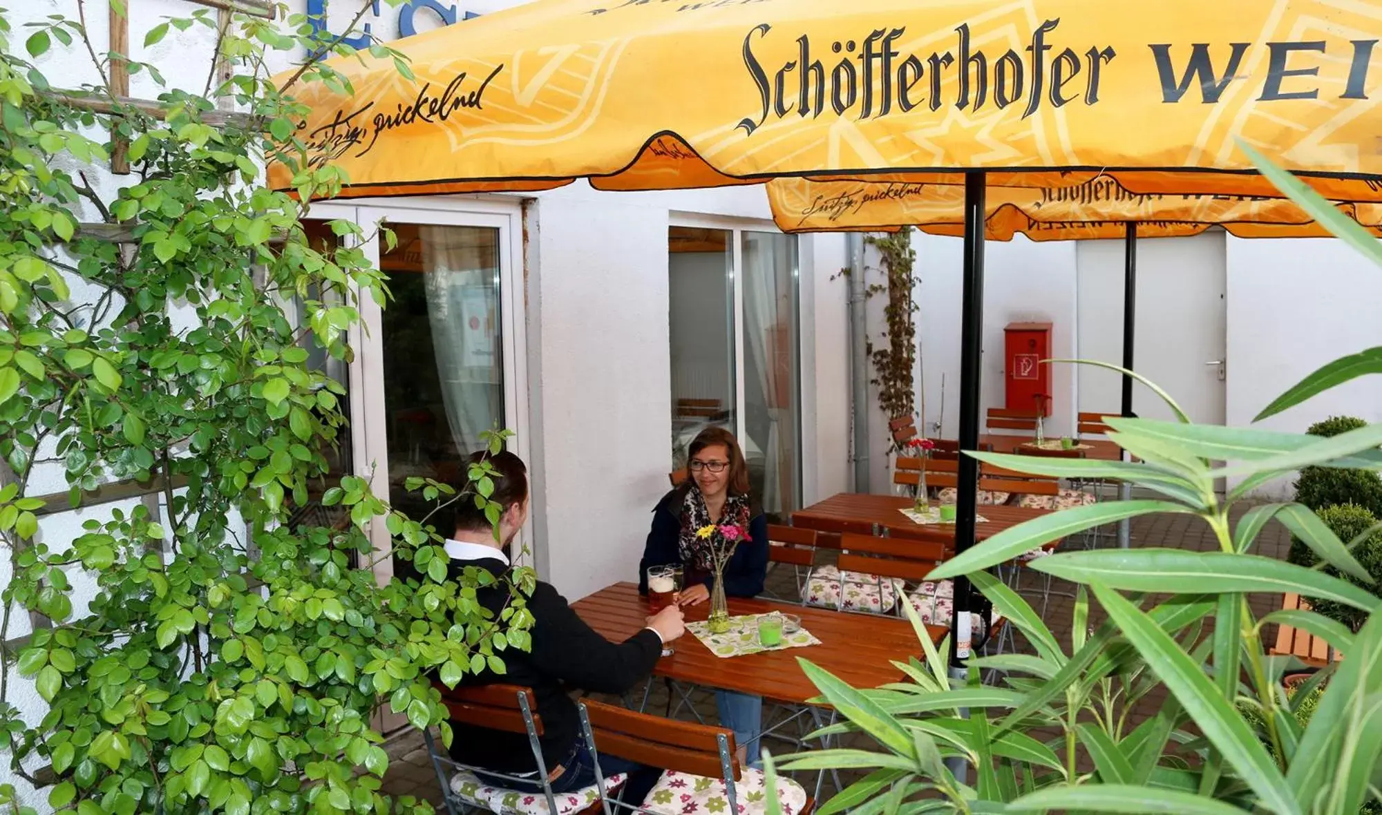 Balcony/Terrace in Hotel Torgauer Brauhof