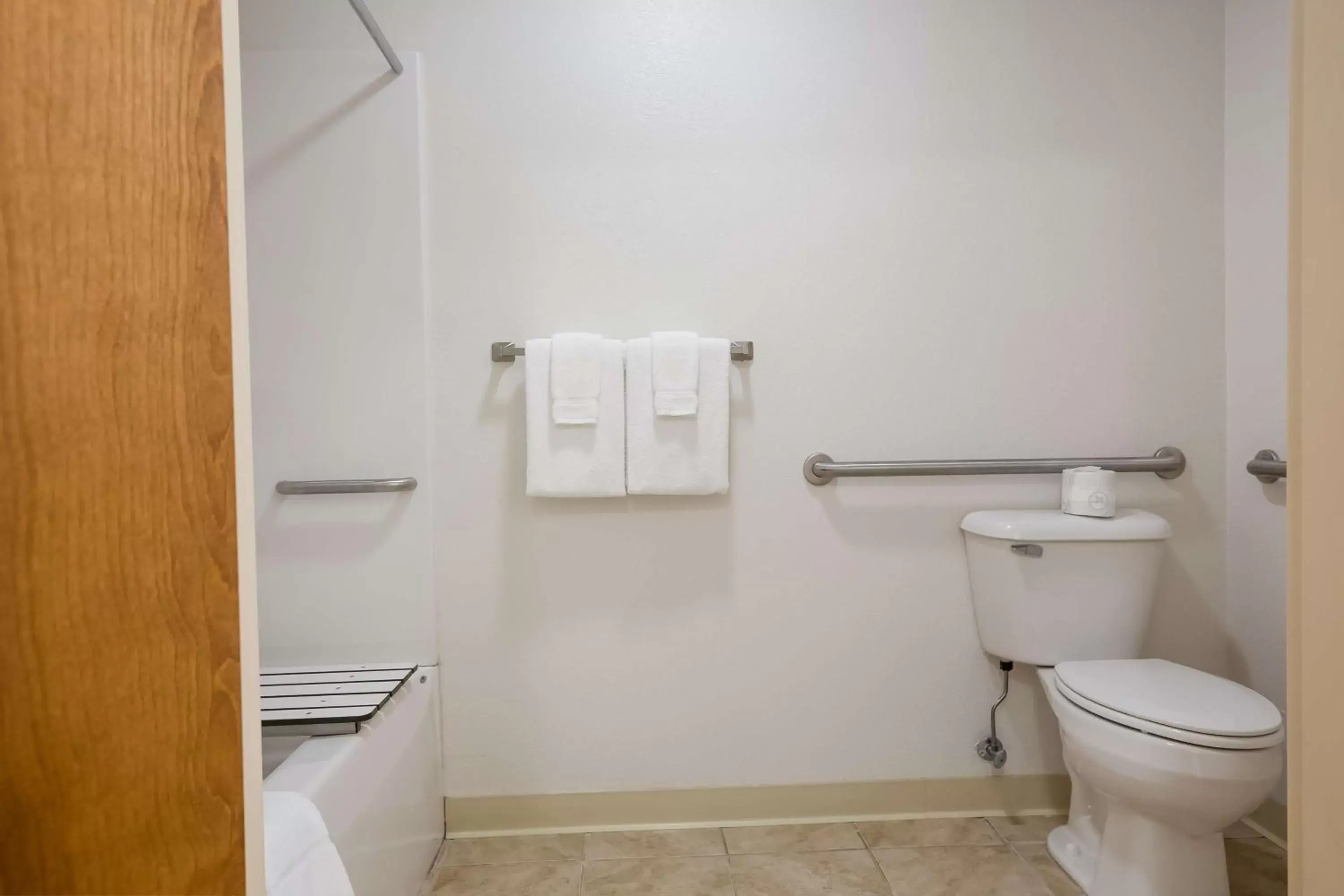 Bathroom in SureStay Hotel by Best Western Whittington Rend Lake