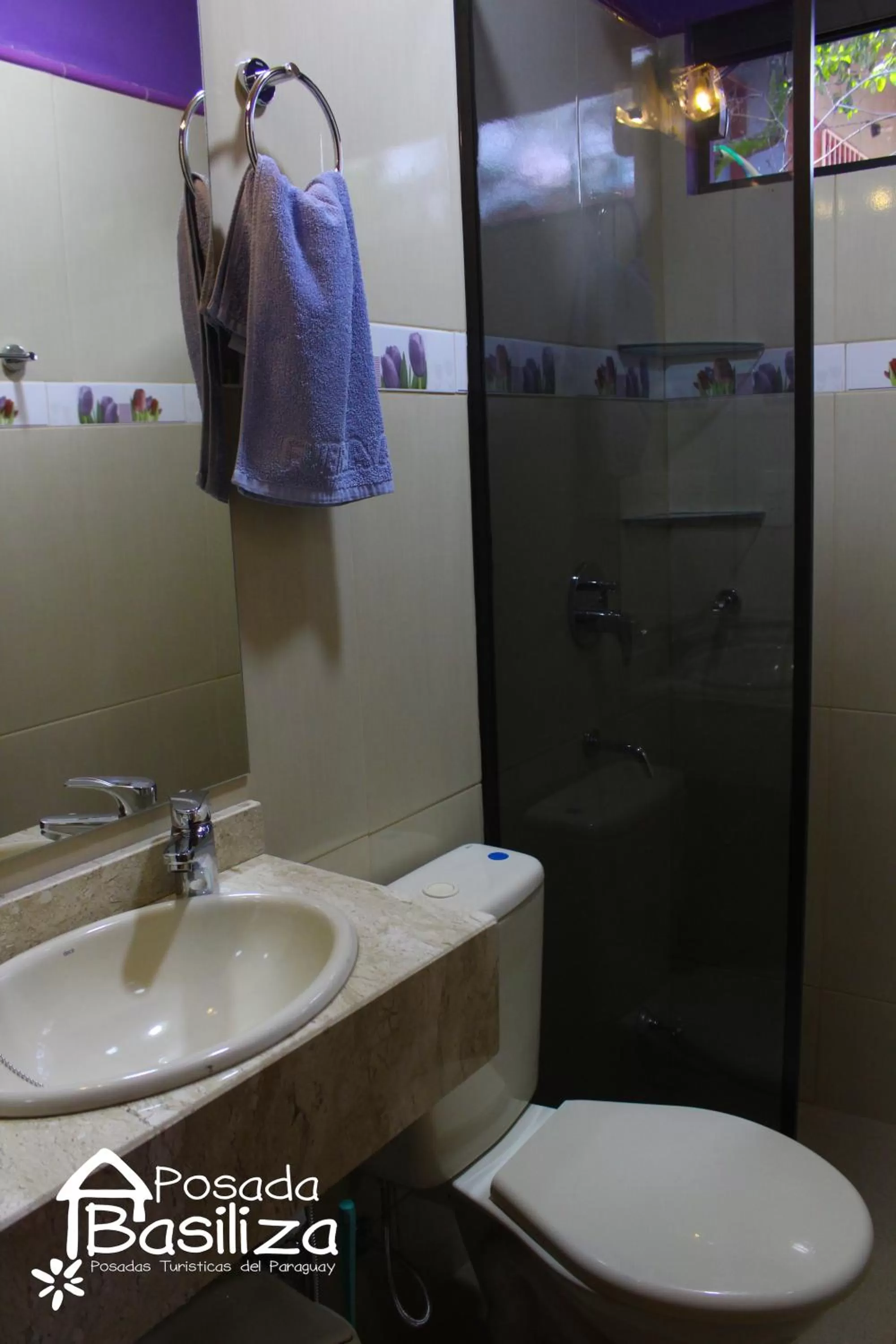 Bathroom in Posada Basiliza, Encarnación PY