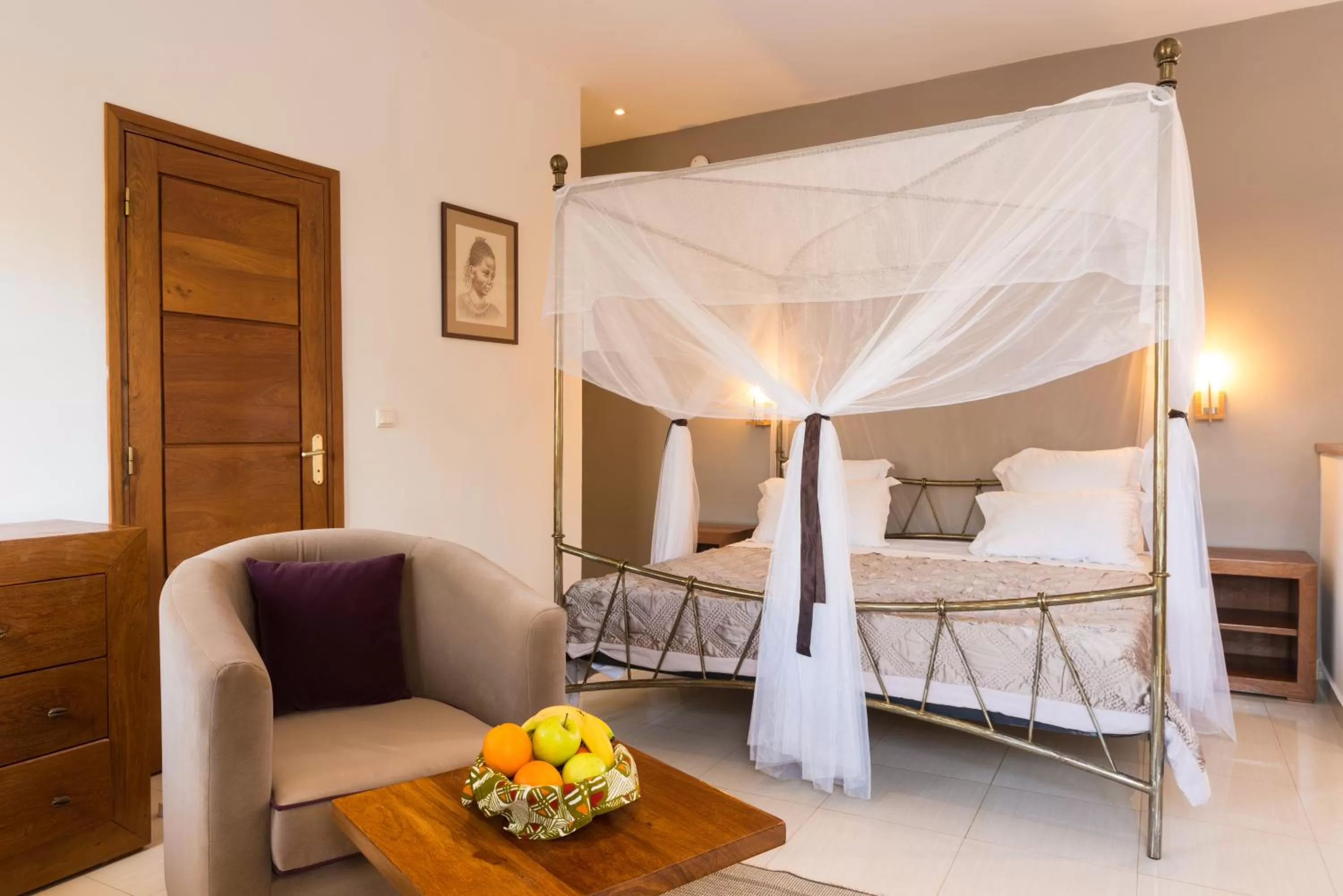 Bed in La Résidence