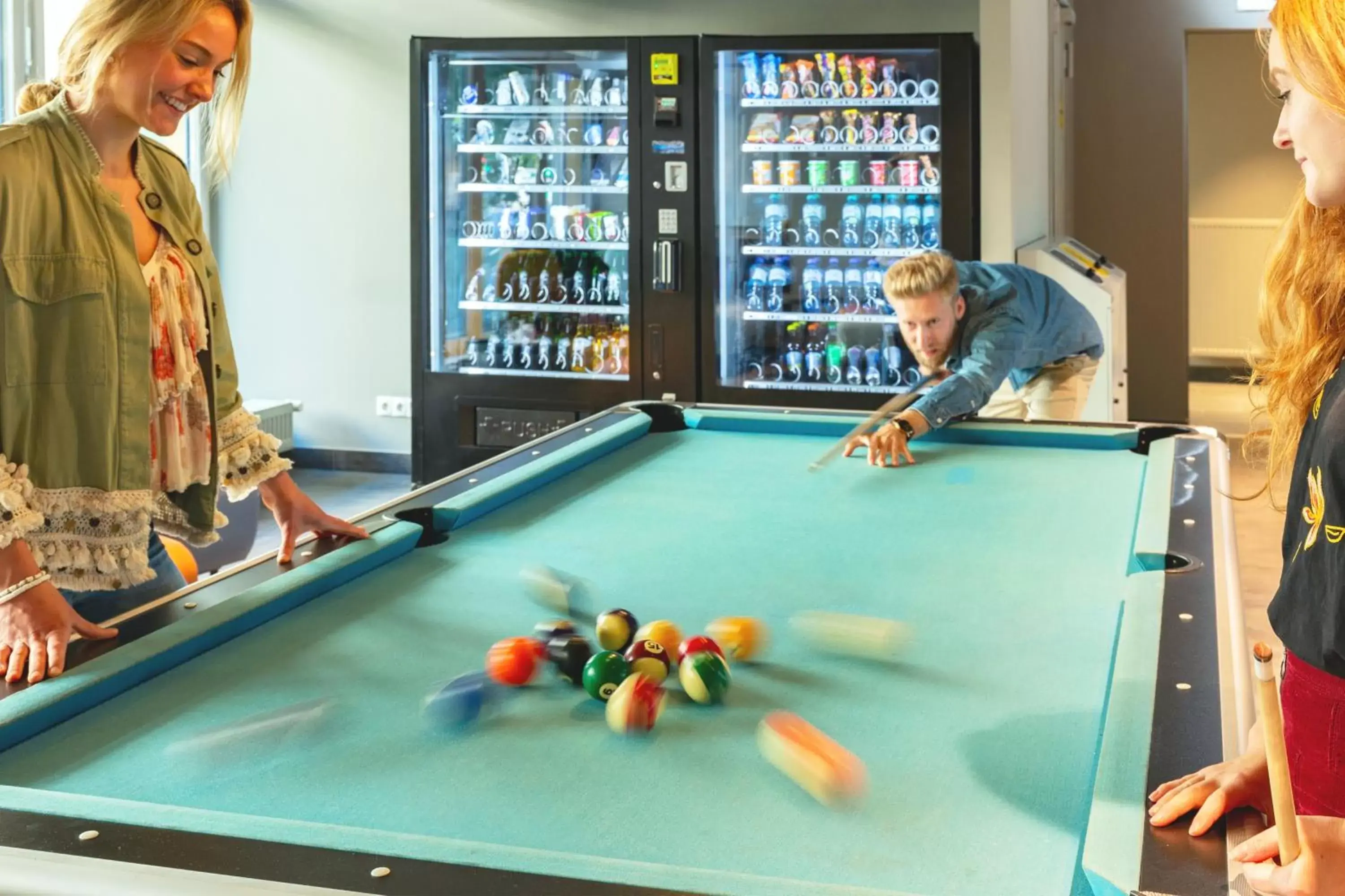 People, Billiards in a&o Stuttgart City