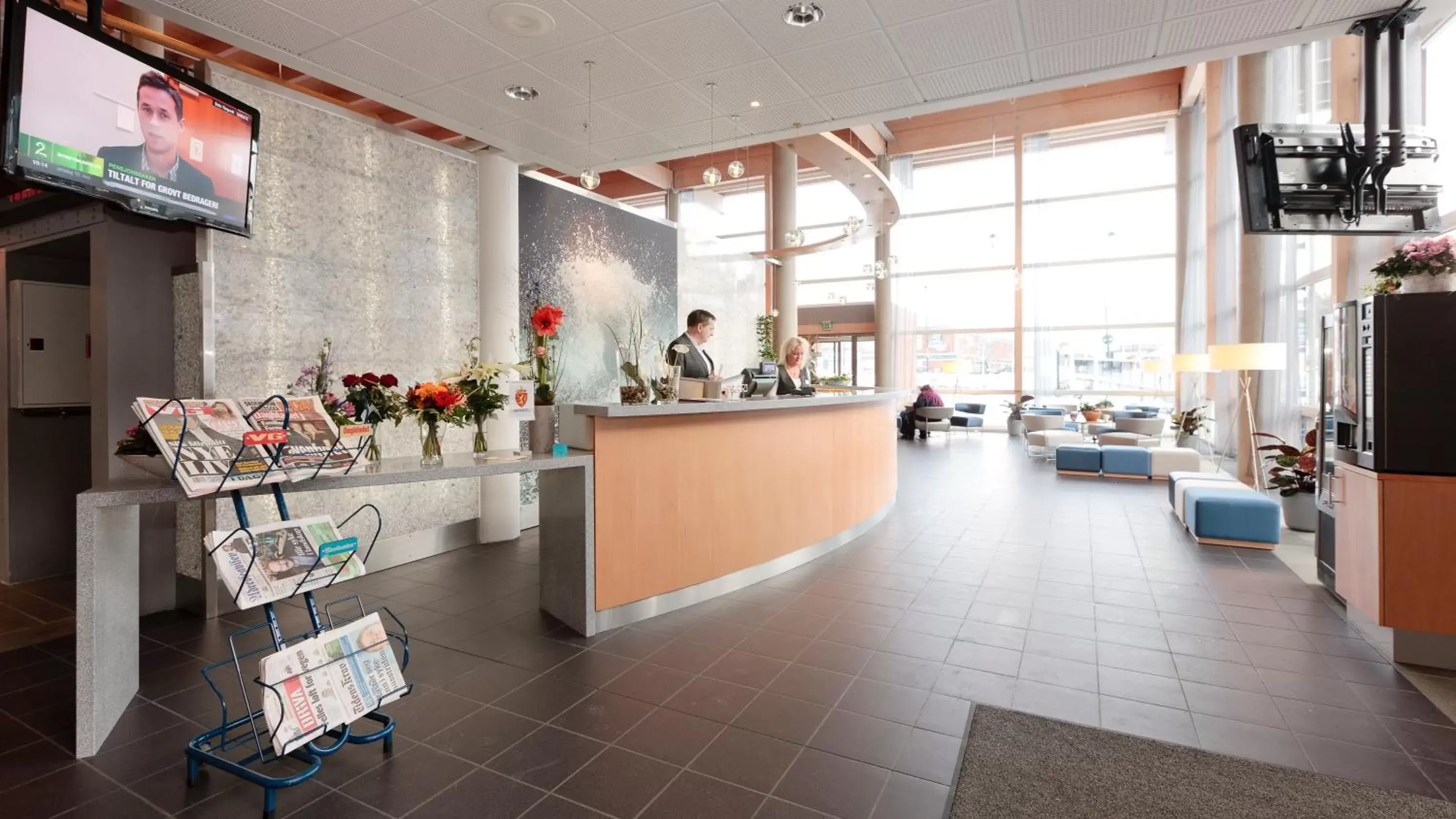 Lobby or reception in Thon Hotel Surnadal Lobby or reception in Thon Hotel Surnadal