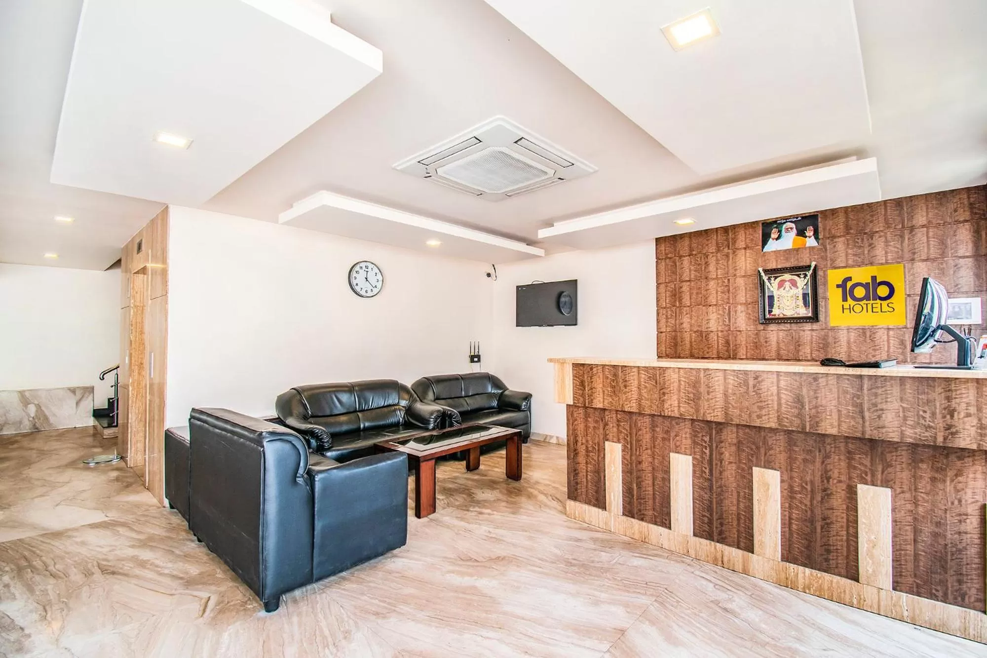 Lobby or reception, Lobby/Reception in FabHotel Prime Royal Castle Gandhipuram