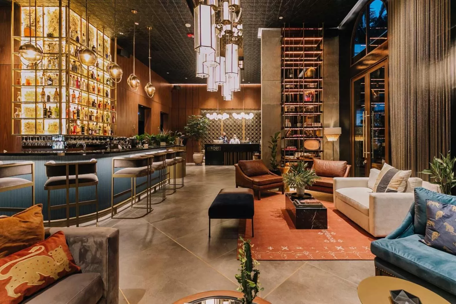 Lobby or reception in Hotel Marquee Medellín