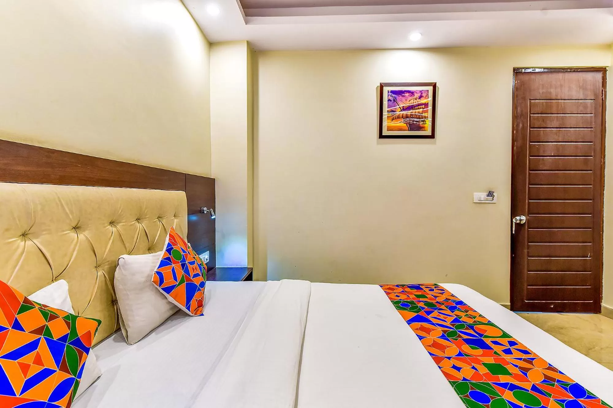 Bed in FabHotel Surya Residency GMS Road