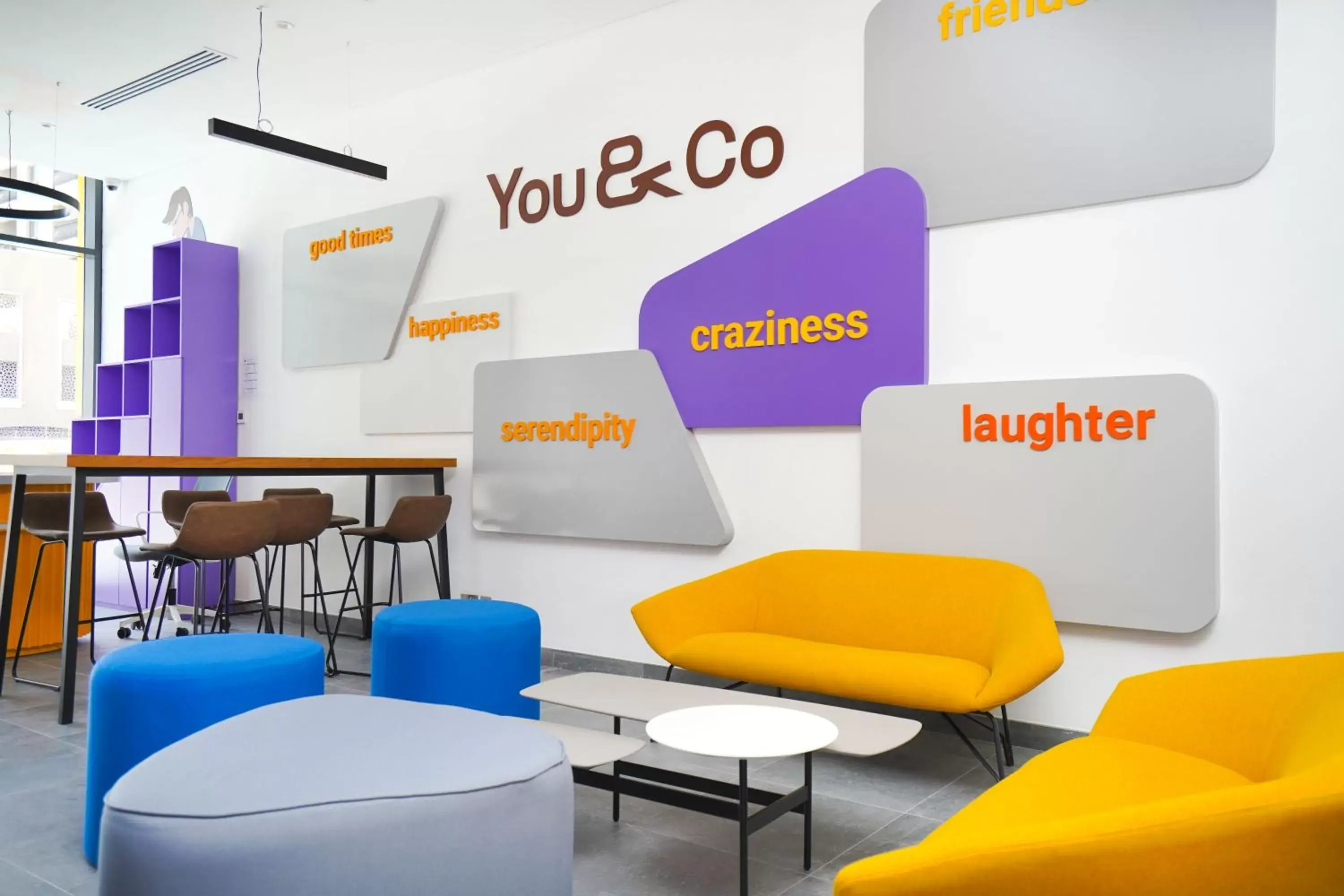 Lobby or reception in YouCo coliving Dubai Lobby or reception in YouCo coliving Dubai