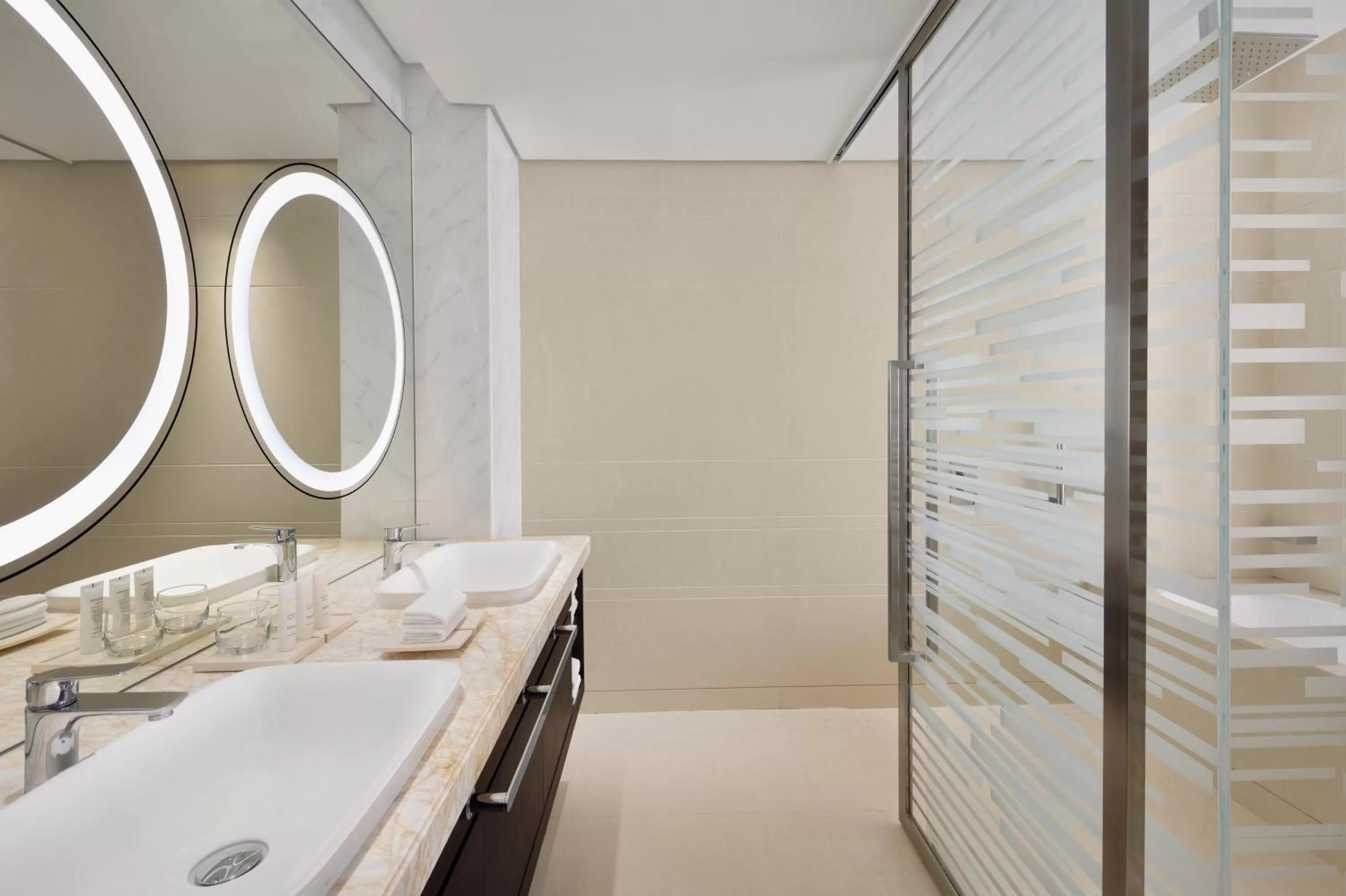 Bathroom in Crowne Plaza Dubai Marina by IHG