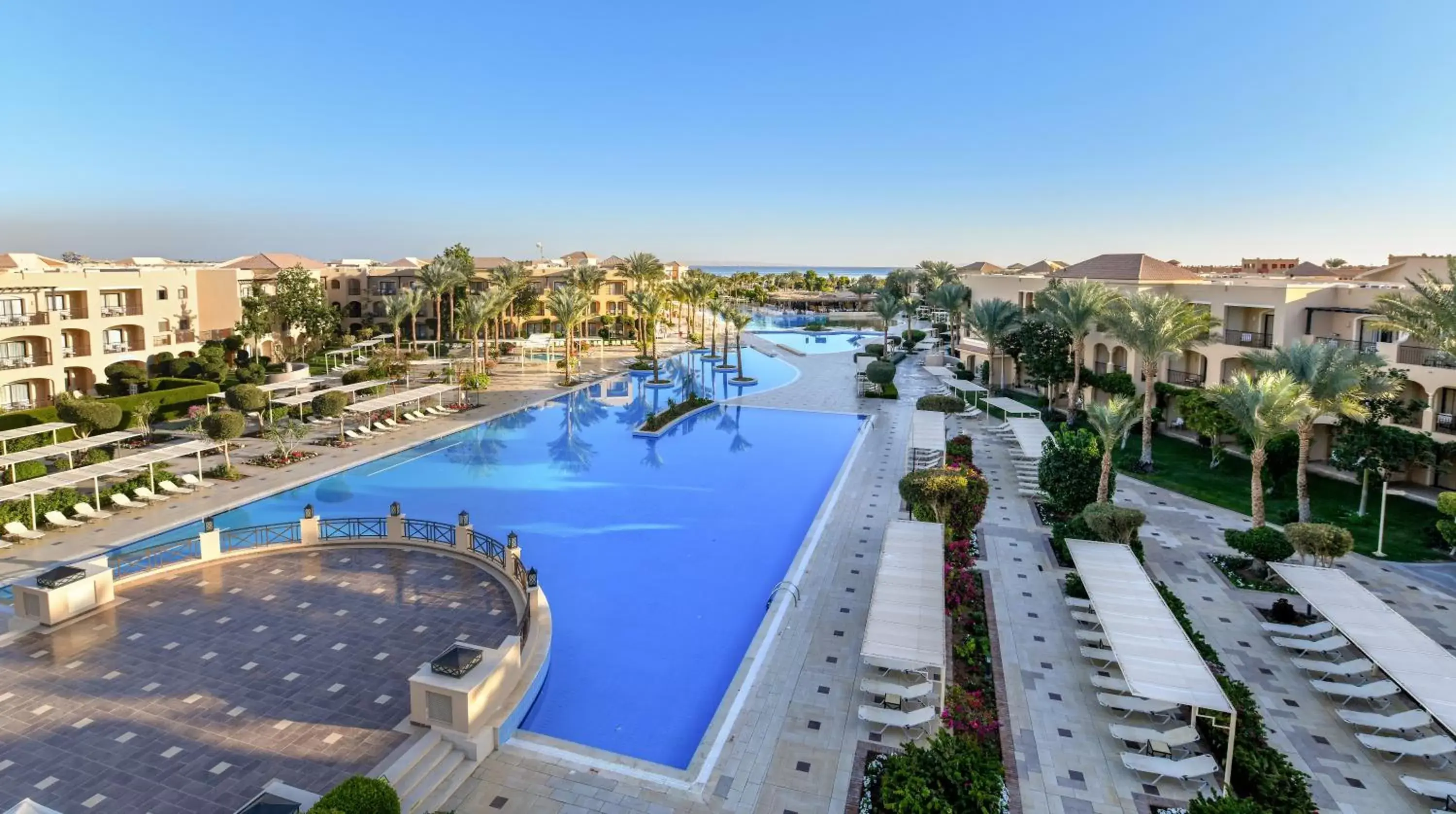 Swimming pool, Pool View in Jaz Aquamarine Resort