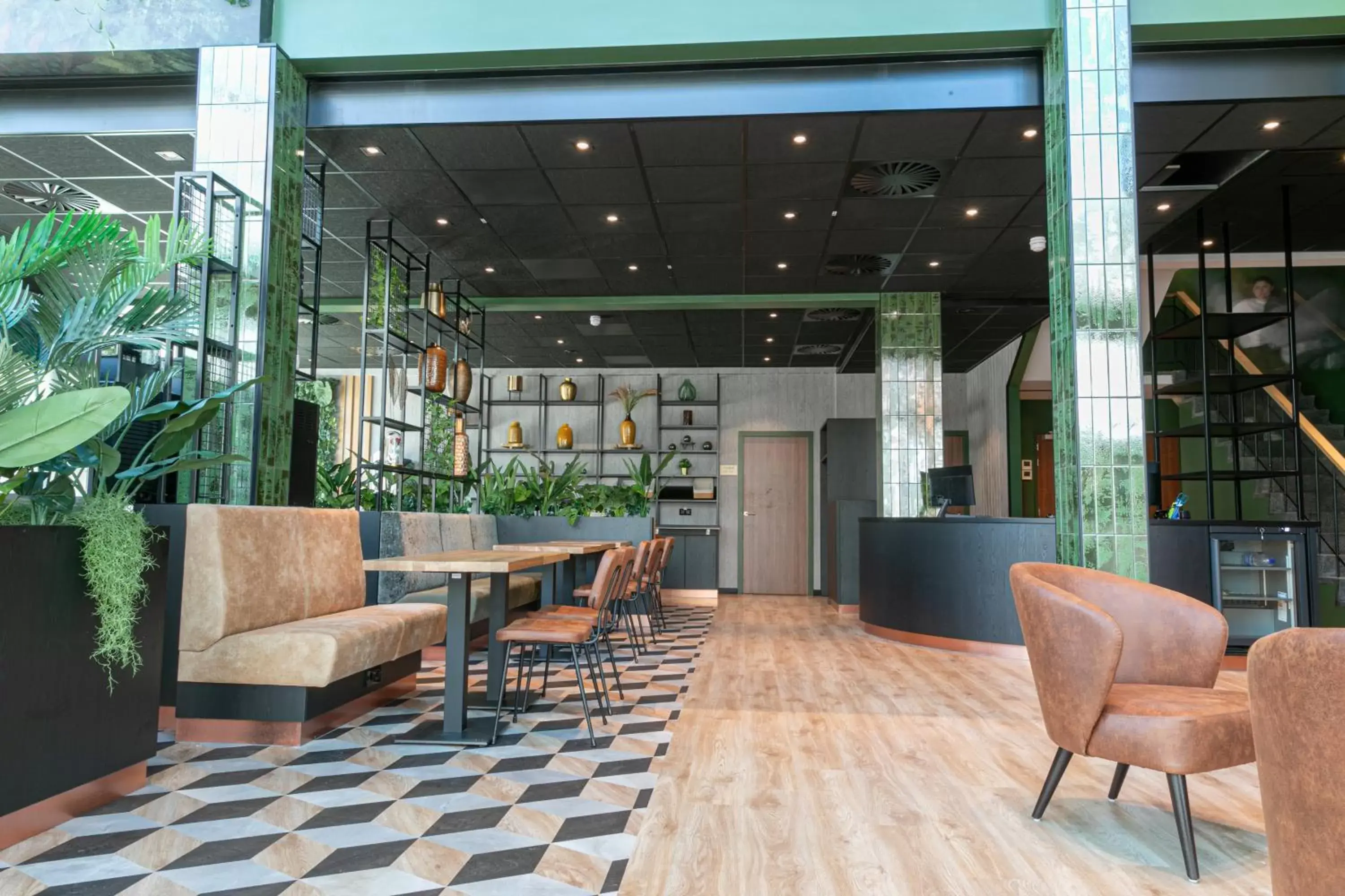 Seating area, Lobby/Reception in Distrikt Hotels Amsterdam Zaandam