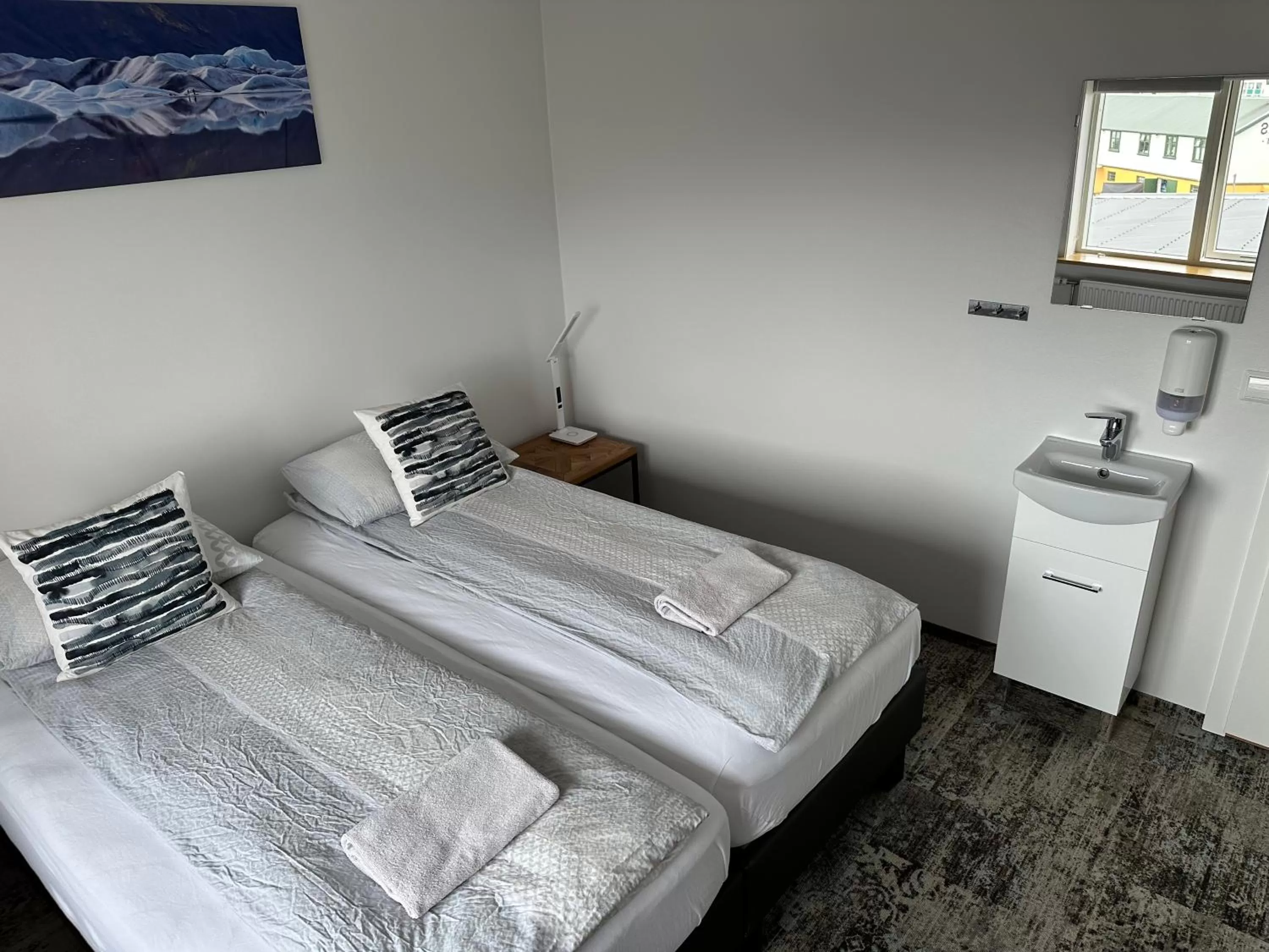 Bed in Guesthouse Dyngja