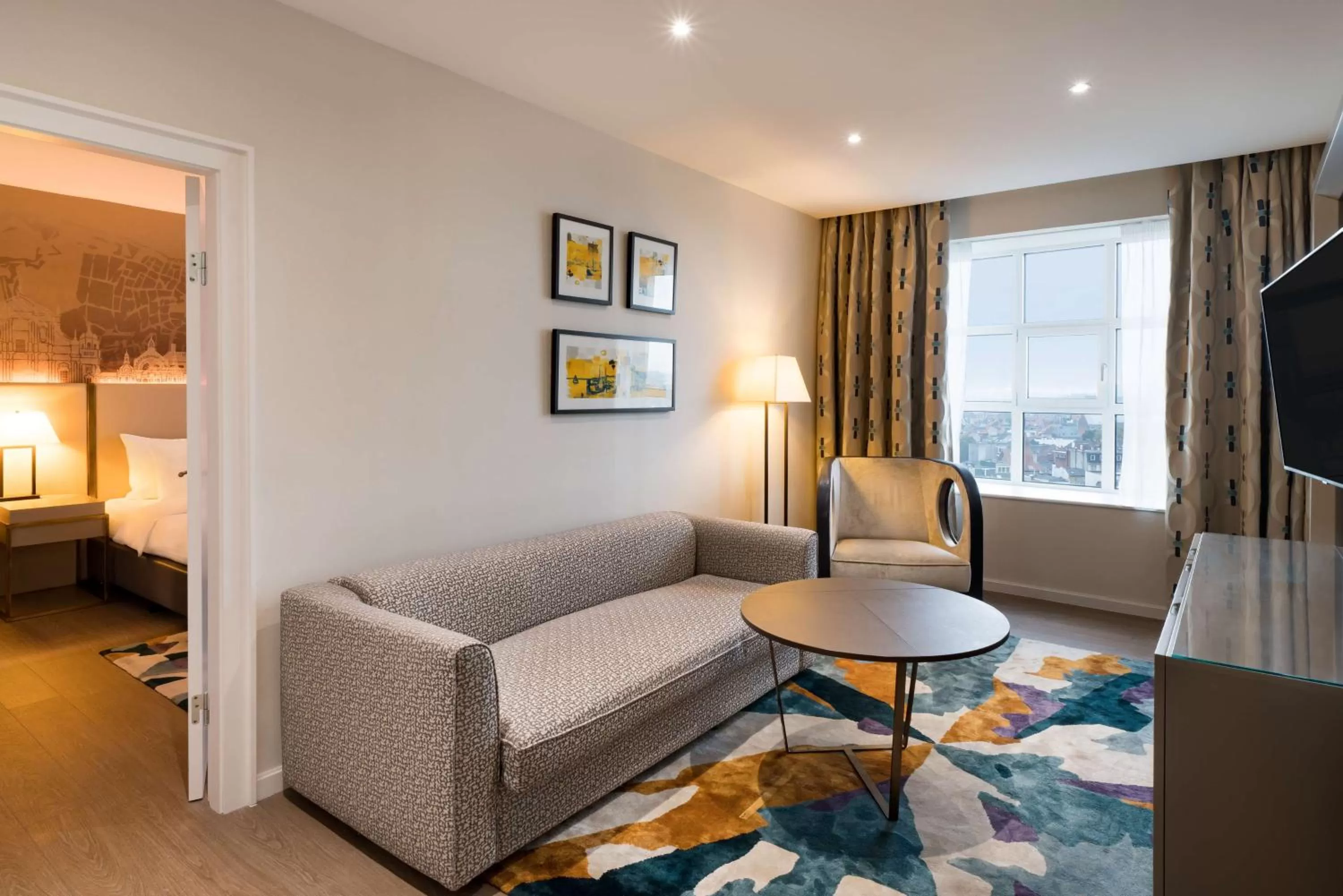 Living room in Radisson Blu Hotel, Antwerp City Centre