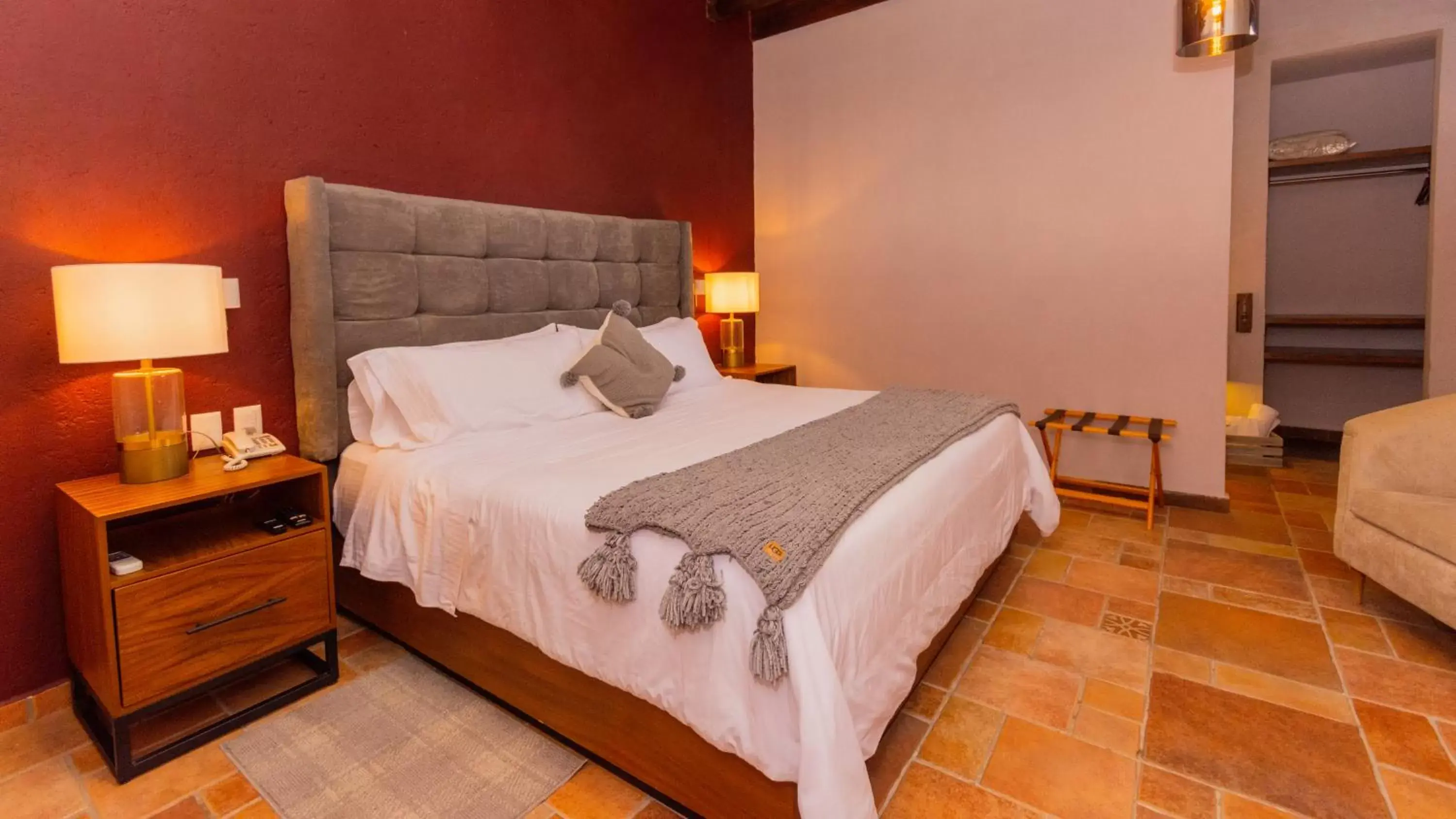 Bed in Casa Eva Hotel Boutique & Spa