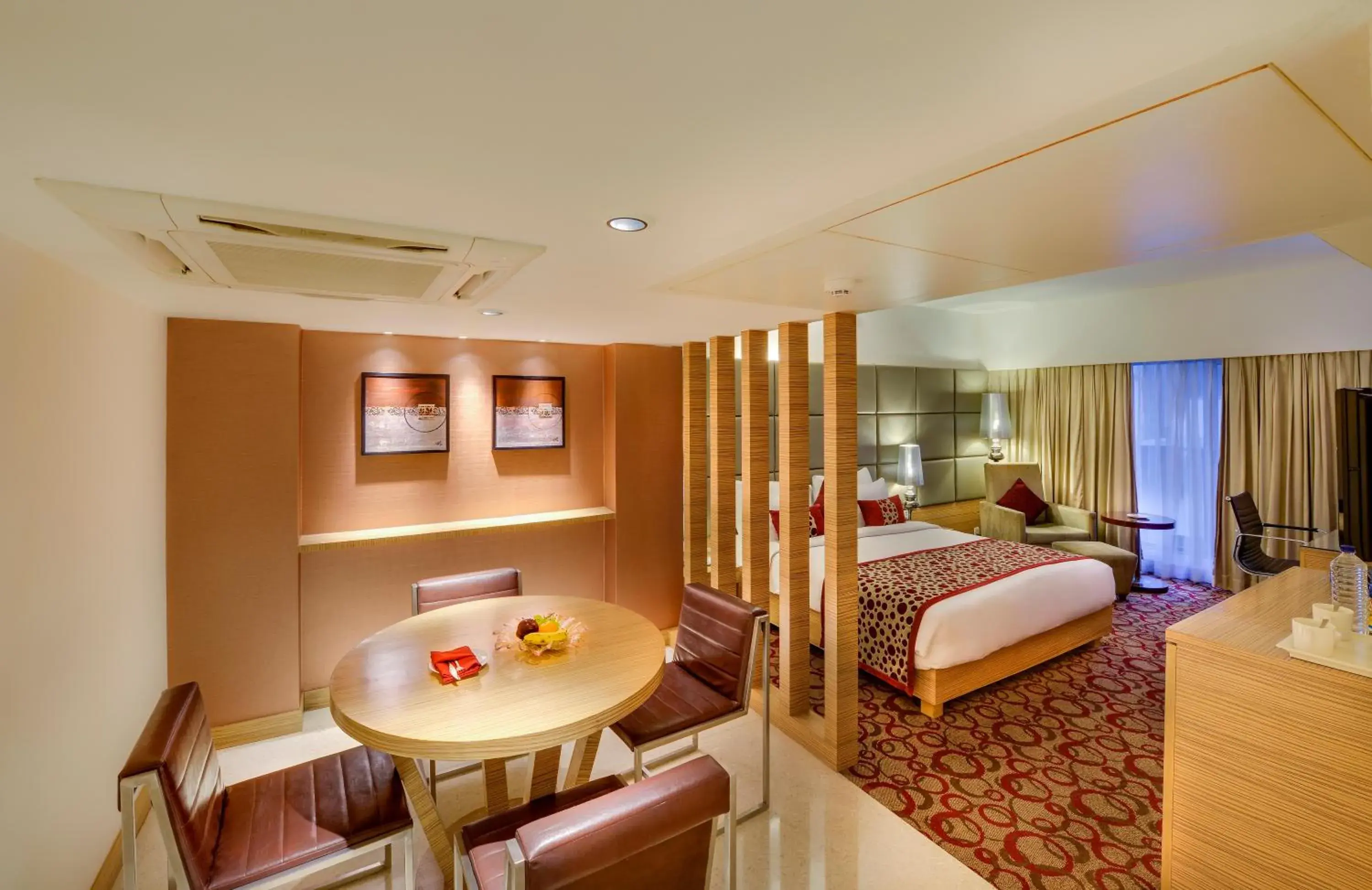 Bed in Pride Plaza Hotel, Ahmedabad