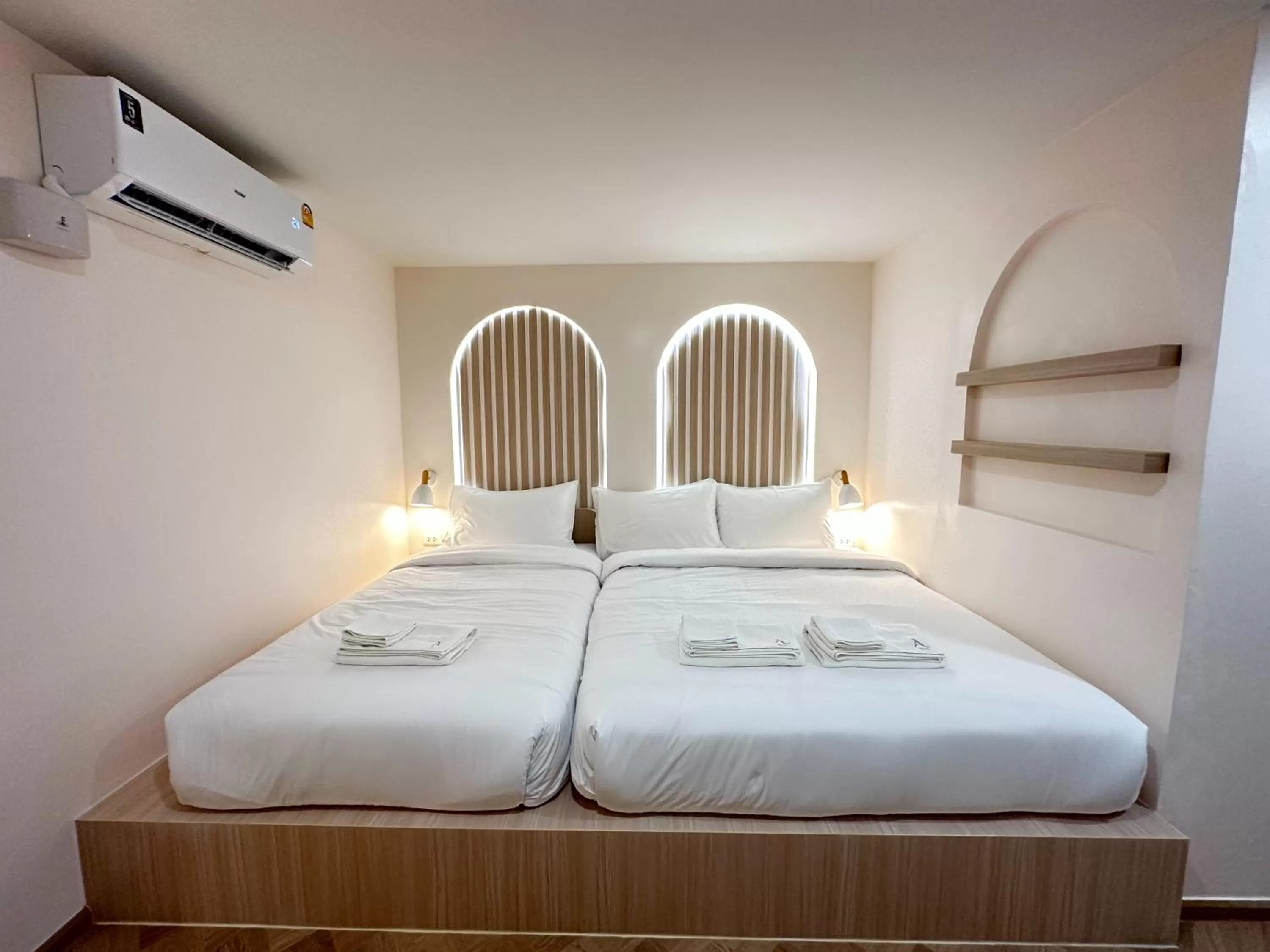 Bed in Ascella Bangkok Hotel